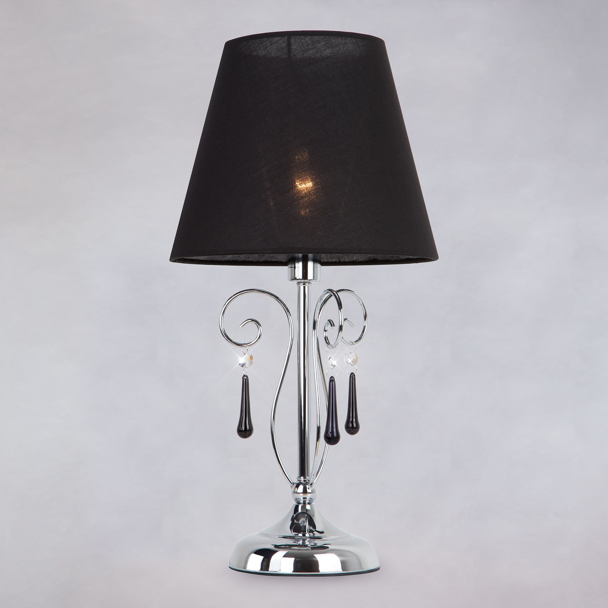 Настольная лампа с абажуром  Marselle 01091/1 Strotskis. Фото 2