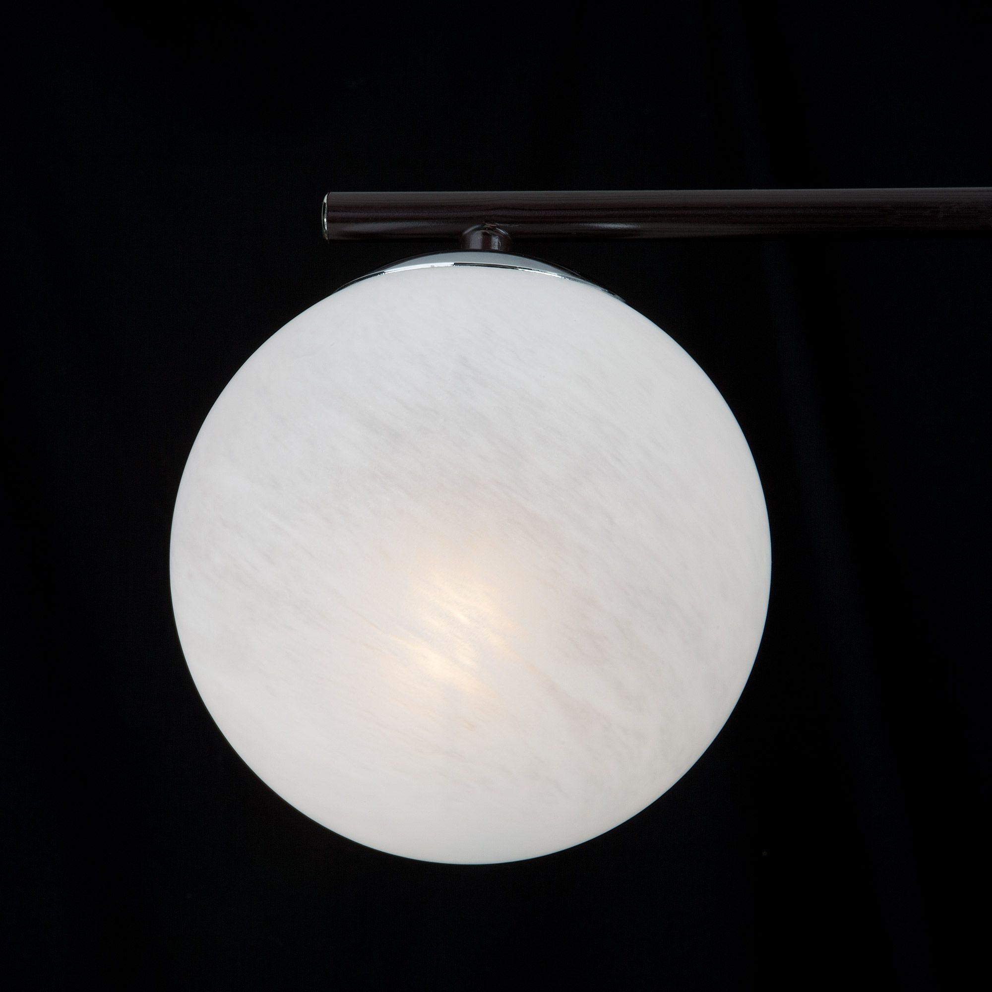 Подвесной светильник в стиле лофт Eurosvet Globe 70069/3 хром/черный. Фото 2