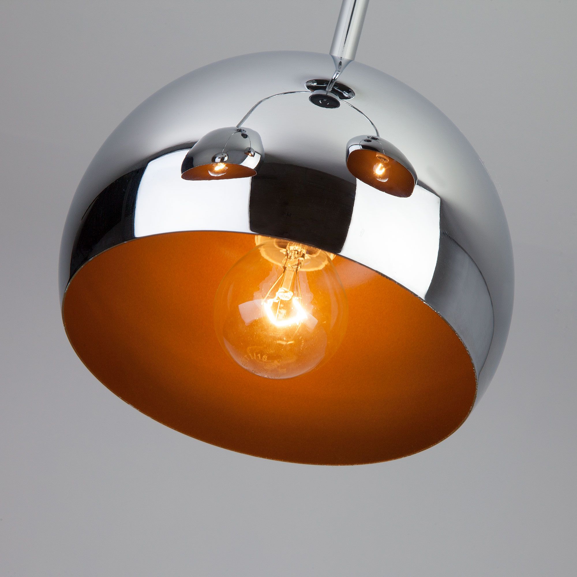 Подвесной светильник в стиле Лофт Eurosvet Solario 70067/3 хром. Фото 5