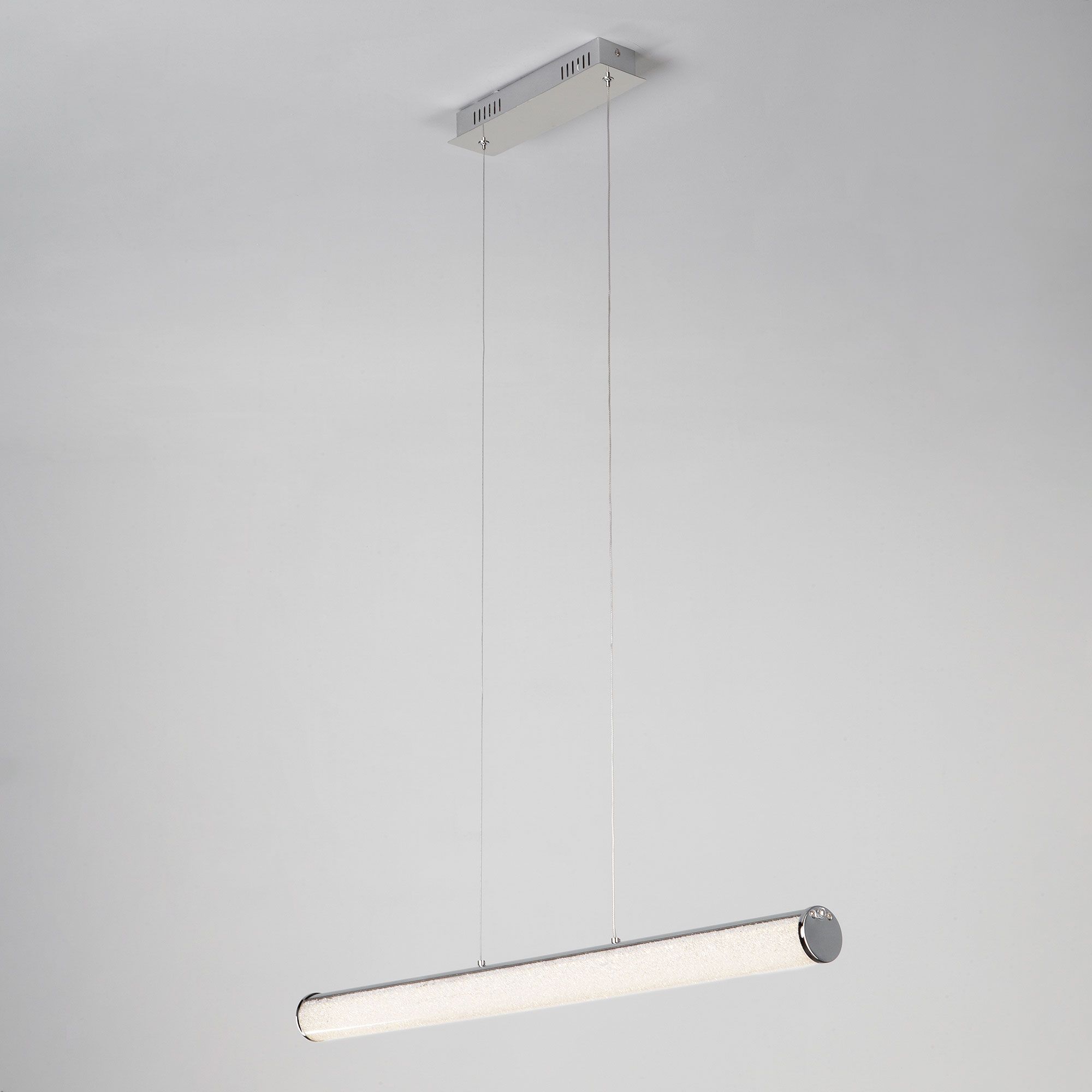 Светодиодный подвесной светильник с хрустальной крошкой Eurosvet Brilliance 90061/1 хром. Фото 1