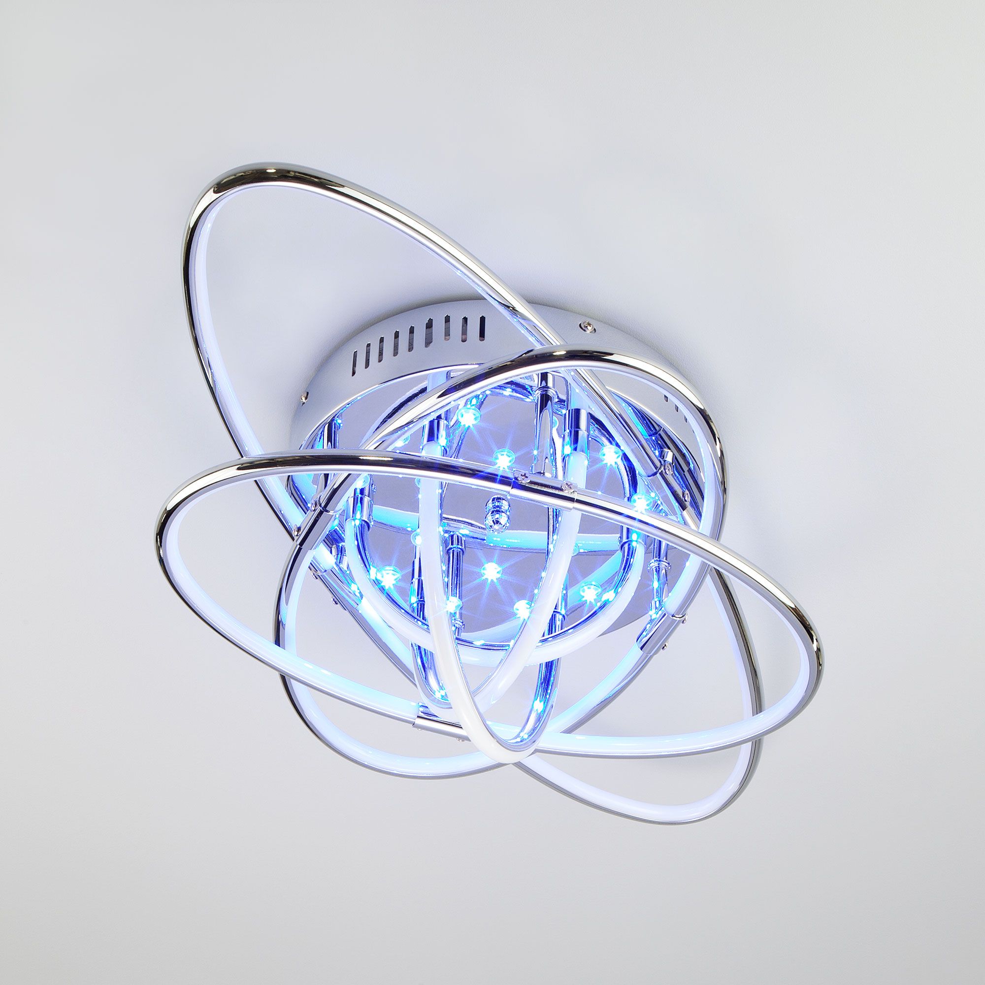 Светодиодный потолочный светильник с пультом Eurosvet Jupiter 90132/9 хром. Фото 5