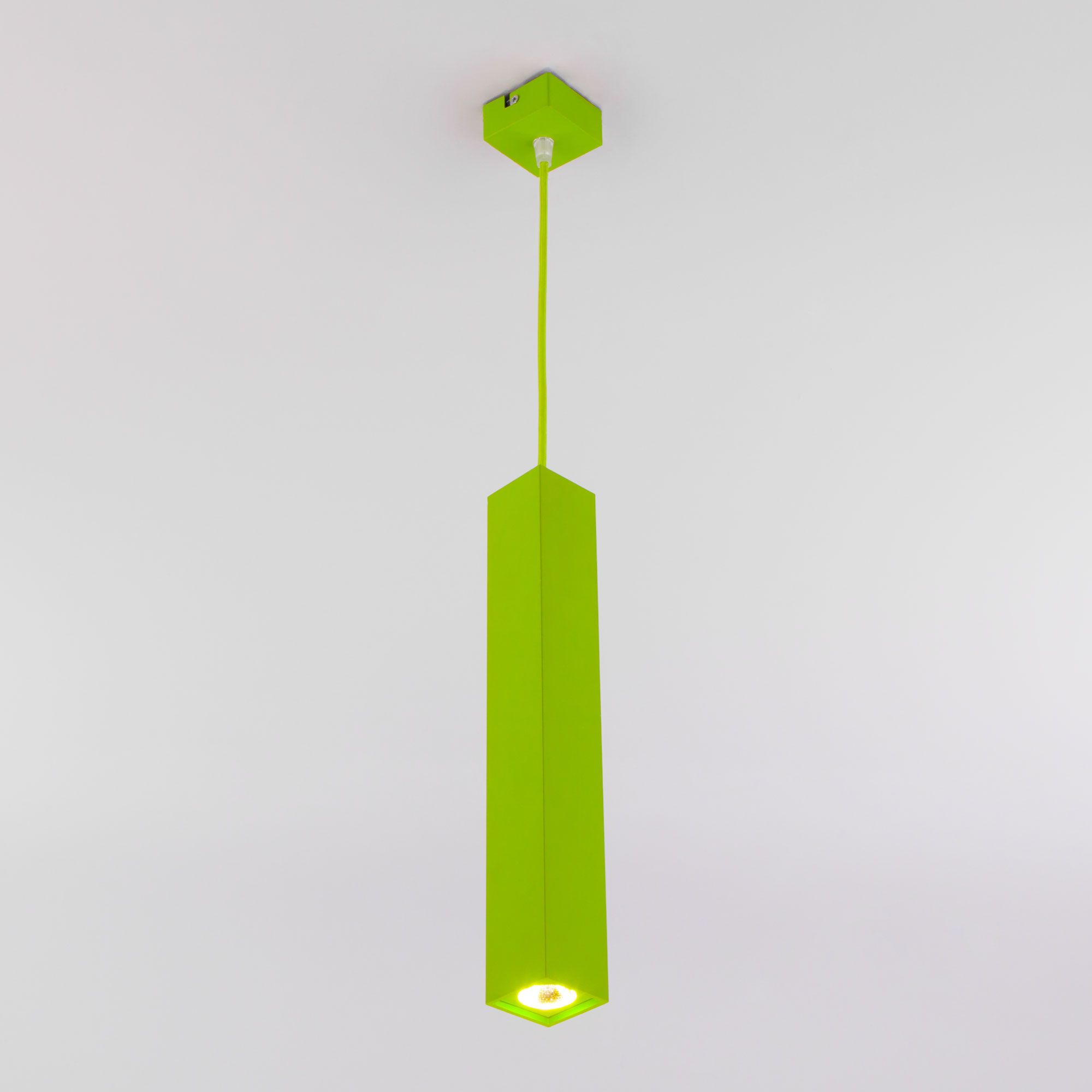 Светодиодный подвесной светильник Eurosvet Cant 50154/1 LED зеленый. Фото 3