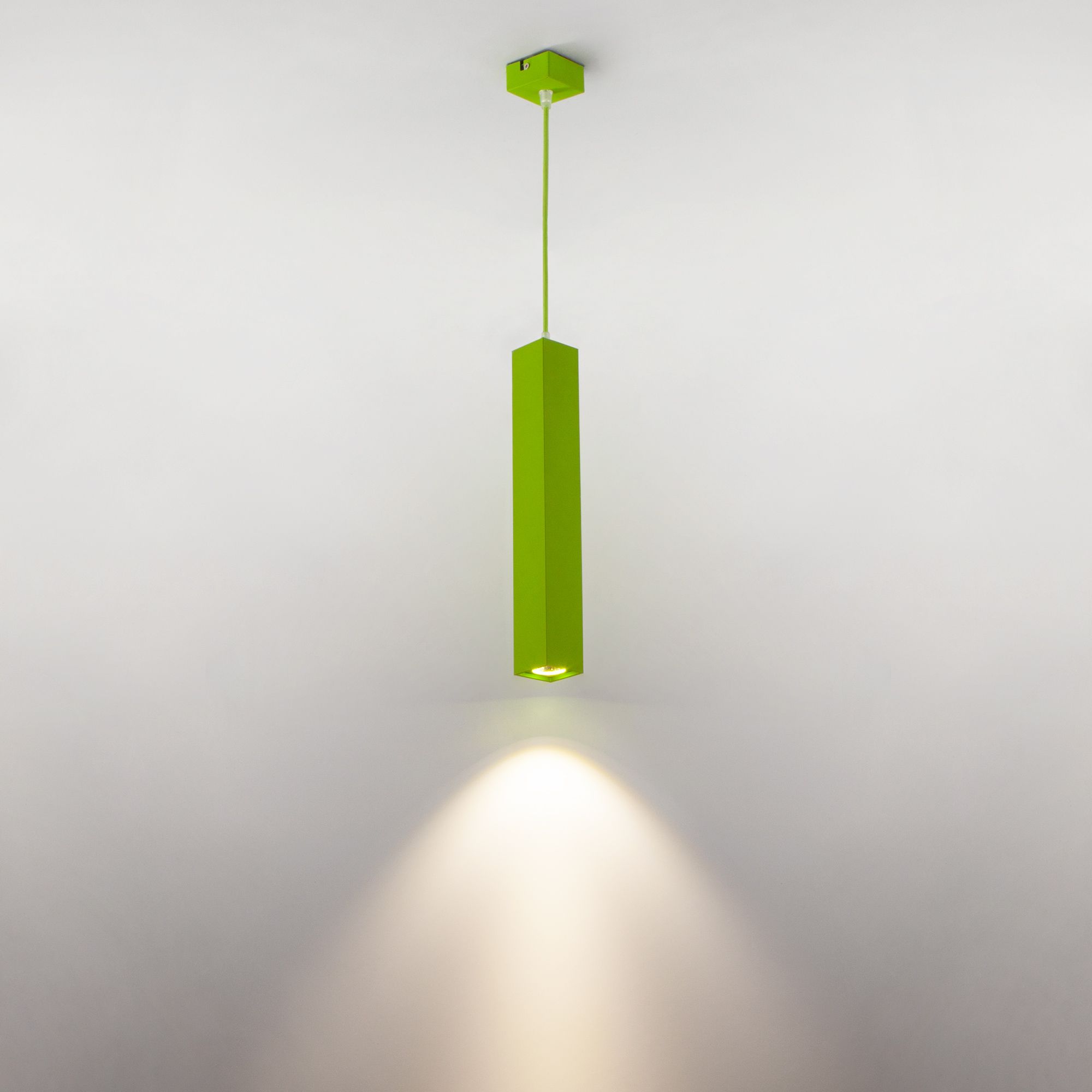 Светодиодный подвесной светильник Eurosvet Cant 50154/1 LED зеленый. Фото 4