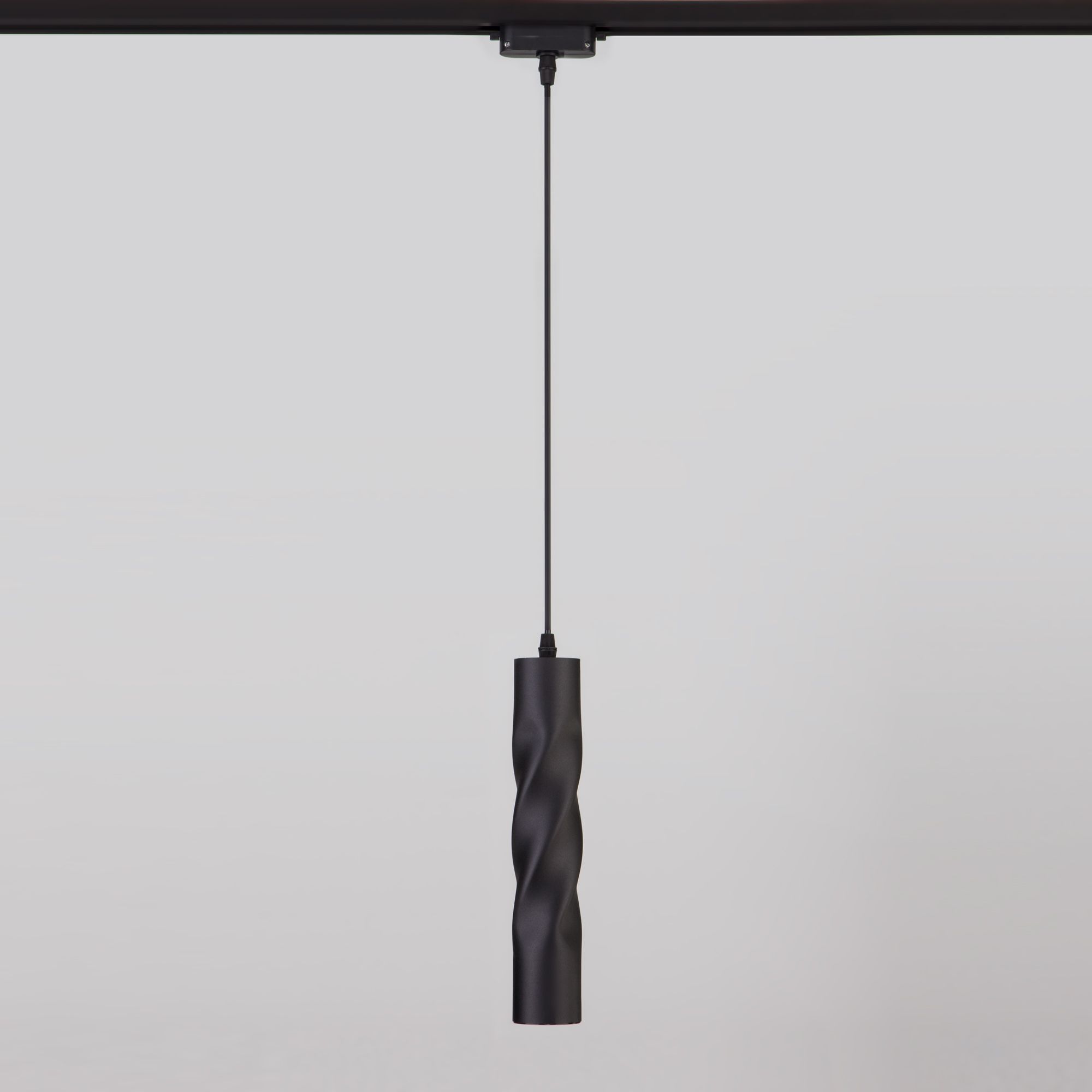 Трековый подвесной светильник Eurosvet Scroll 50162/1 LED черный. Фото 2