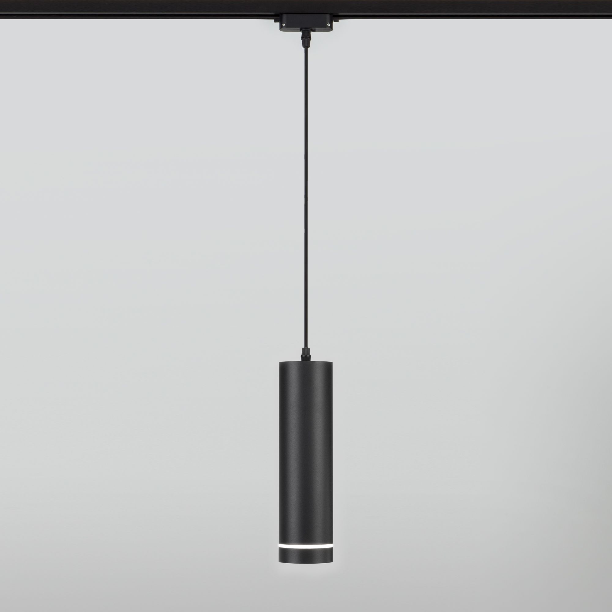 Трековый подвесной светильник Eurosvet Topper 50163/1 LED черный. Фото 2