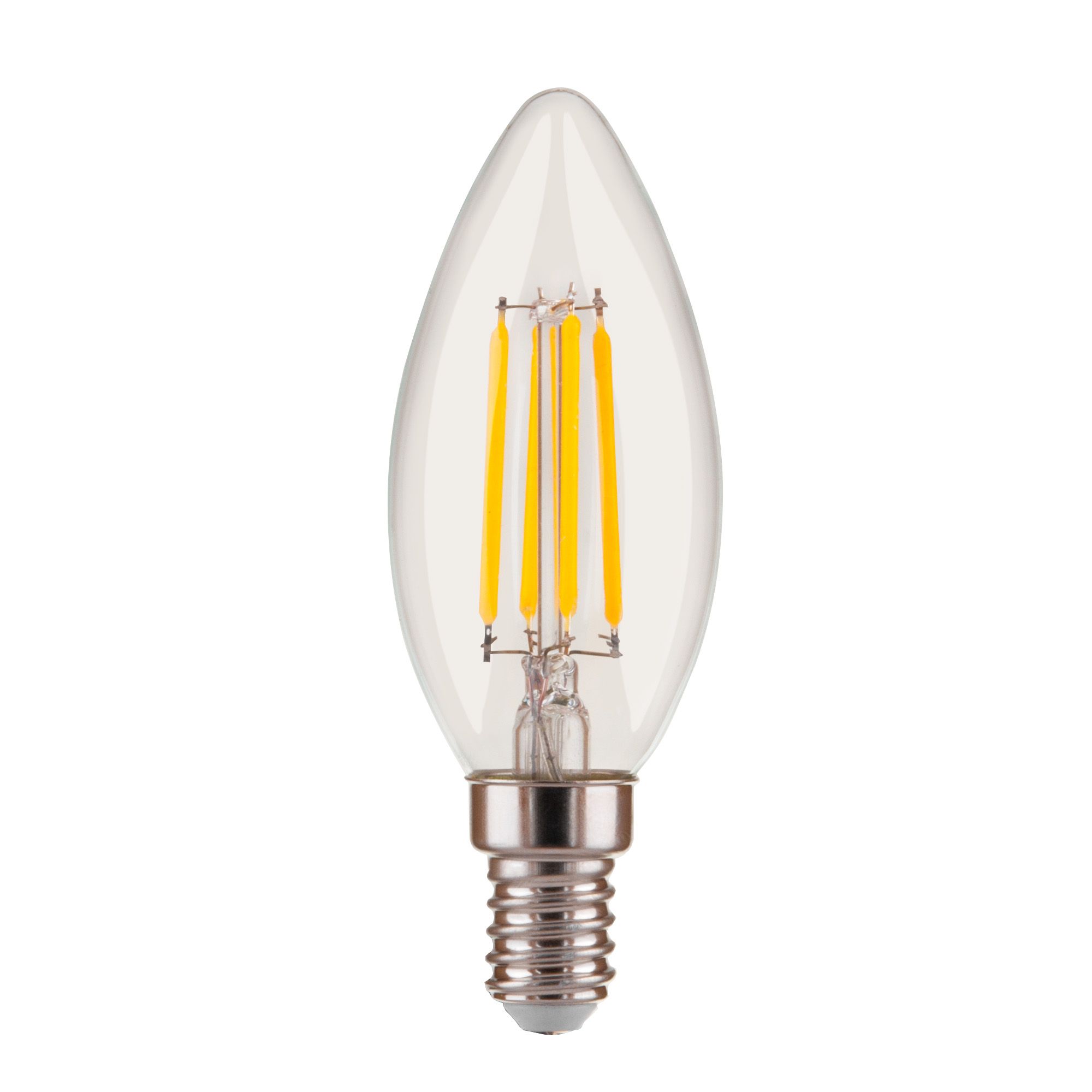 Филаментная лампа "Свеча" Dimmable 5&nbsp;Вт 4200K E14 Elektrostandard Dimmable F BL134. Фото 2