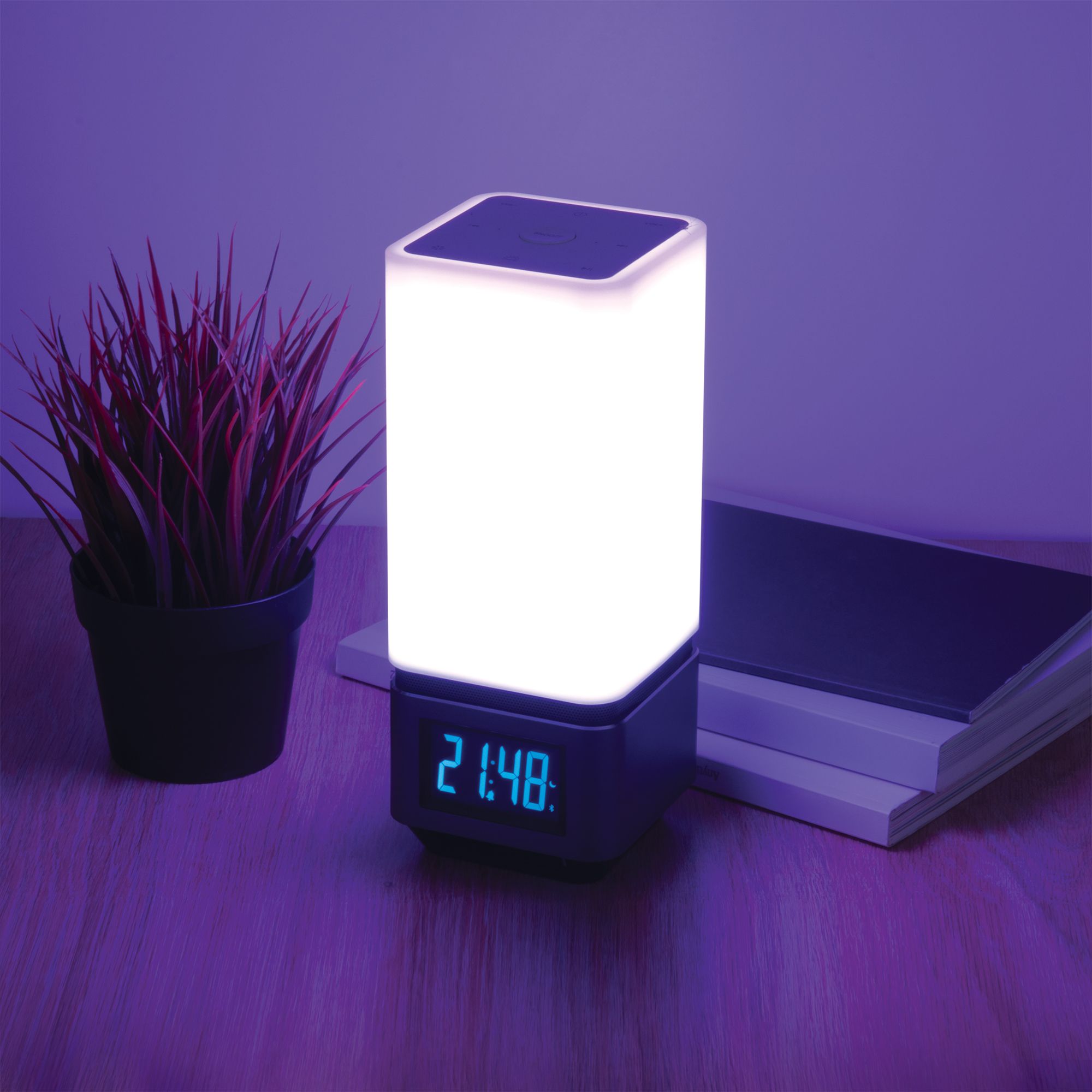 Smart-лампа с Bluetooth-колонкой Eurosvet Media 80418/1 серебристый. Фото 8