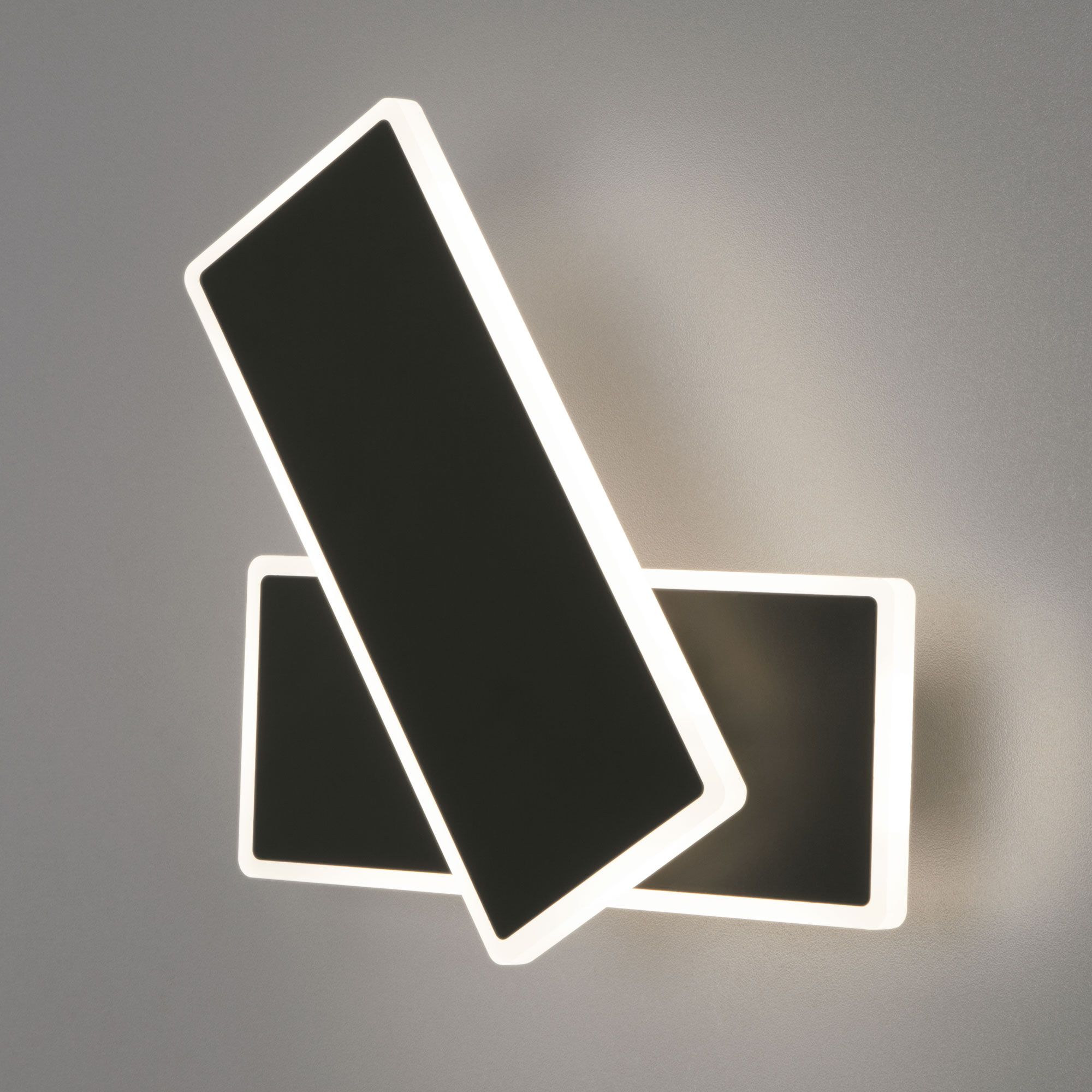 Настенный светодиодный светильник Eurosvet Twirl 90316/2 черный. Фото 1
