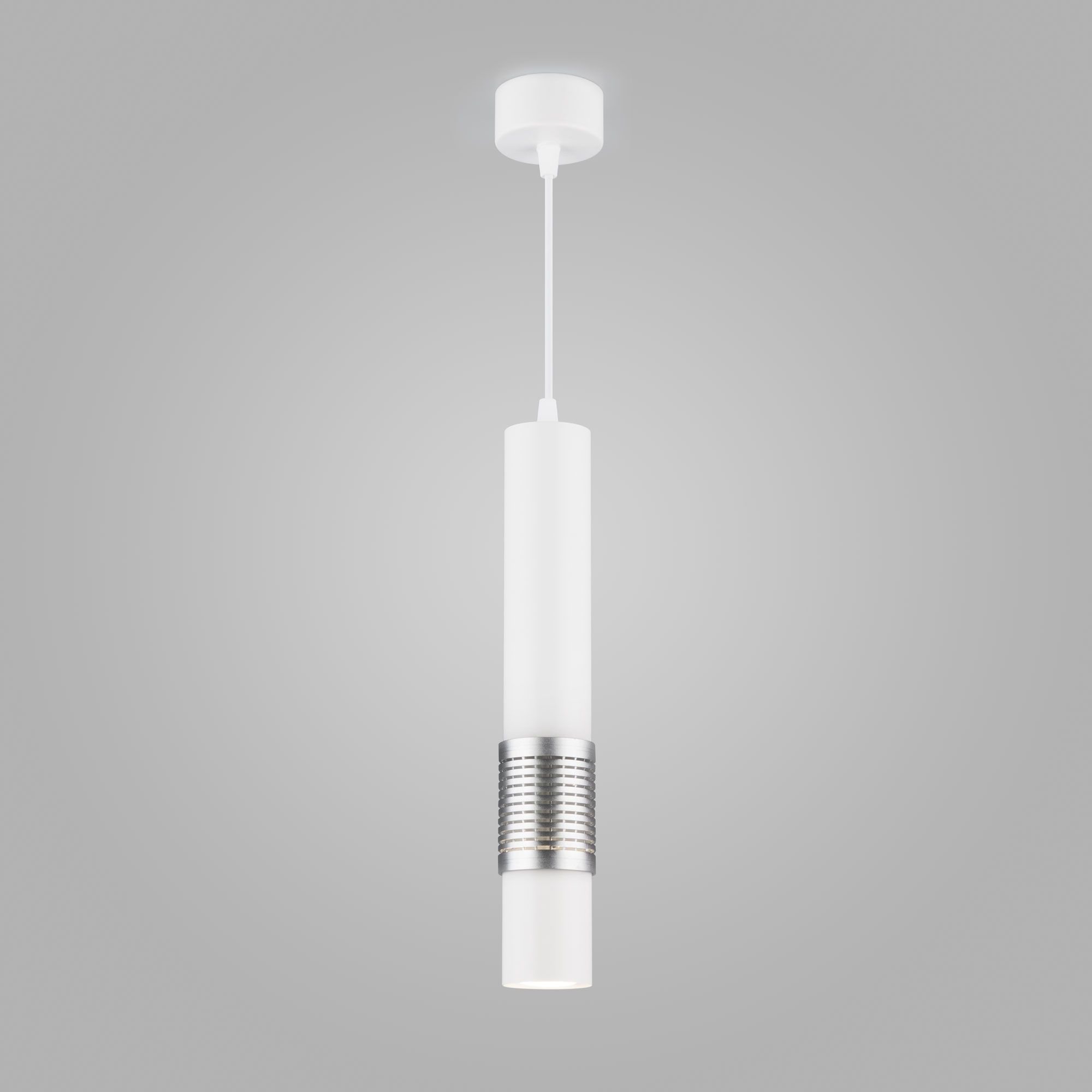 Подвесной светодиодный светильник Elektrostandard DLN001 DLN001 MR16 белый матовый/серебро. Фото 2