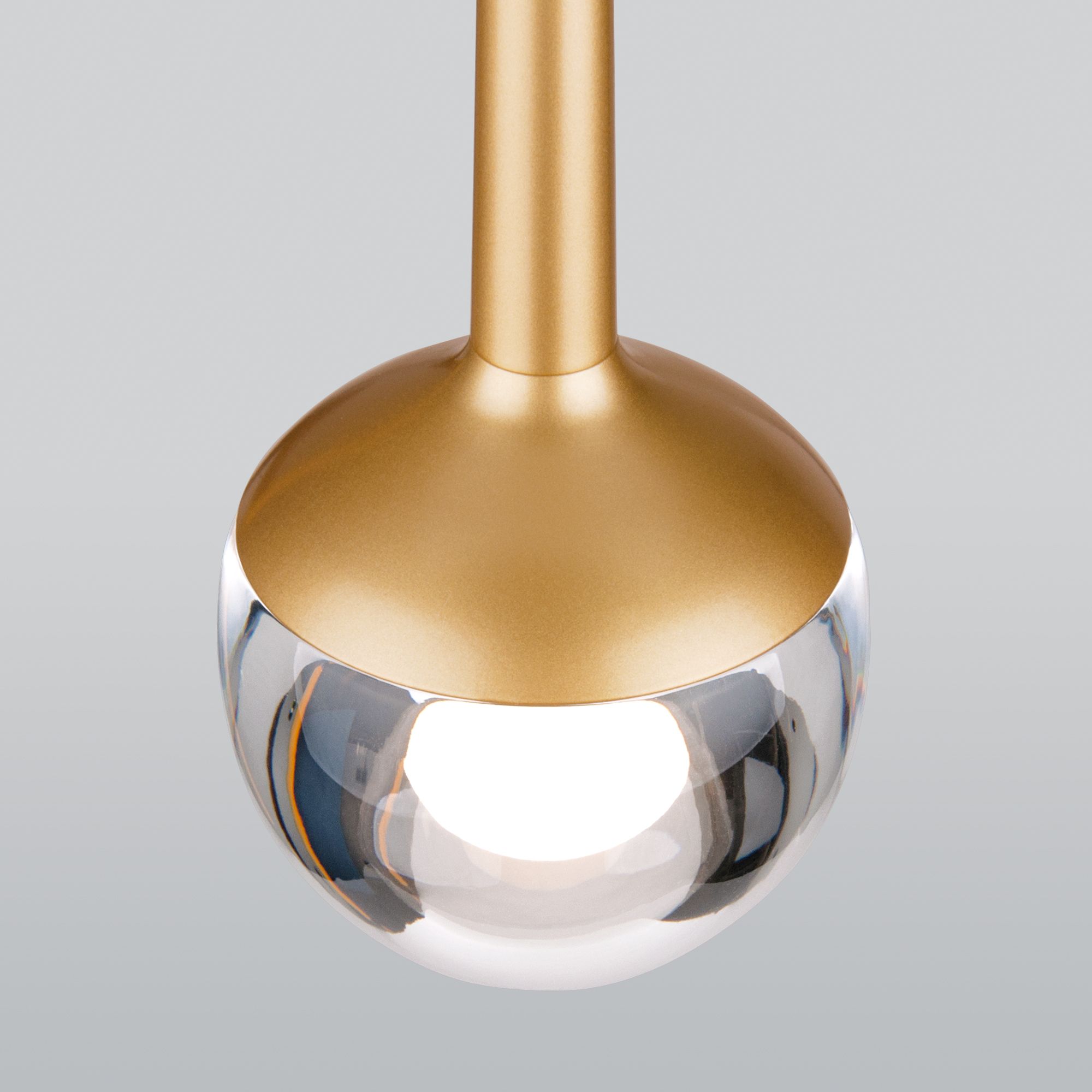 Подвесной светодиодный светильник Elektrostandard DLS028 DLS028 4,5W 4200K золото. Фото 3