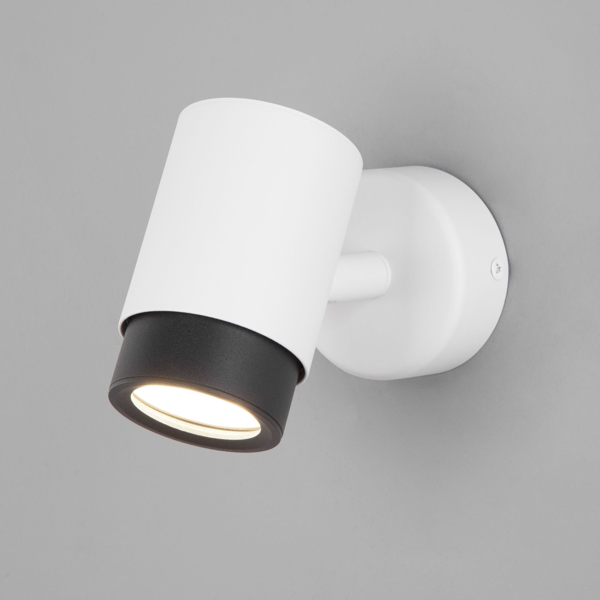 Настенный светильник в стиле лофт Eurosvet Morgan 20124/1 белый/ черный. Фото 1
