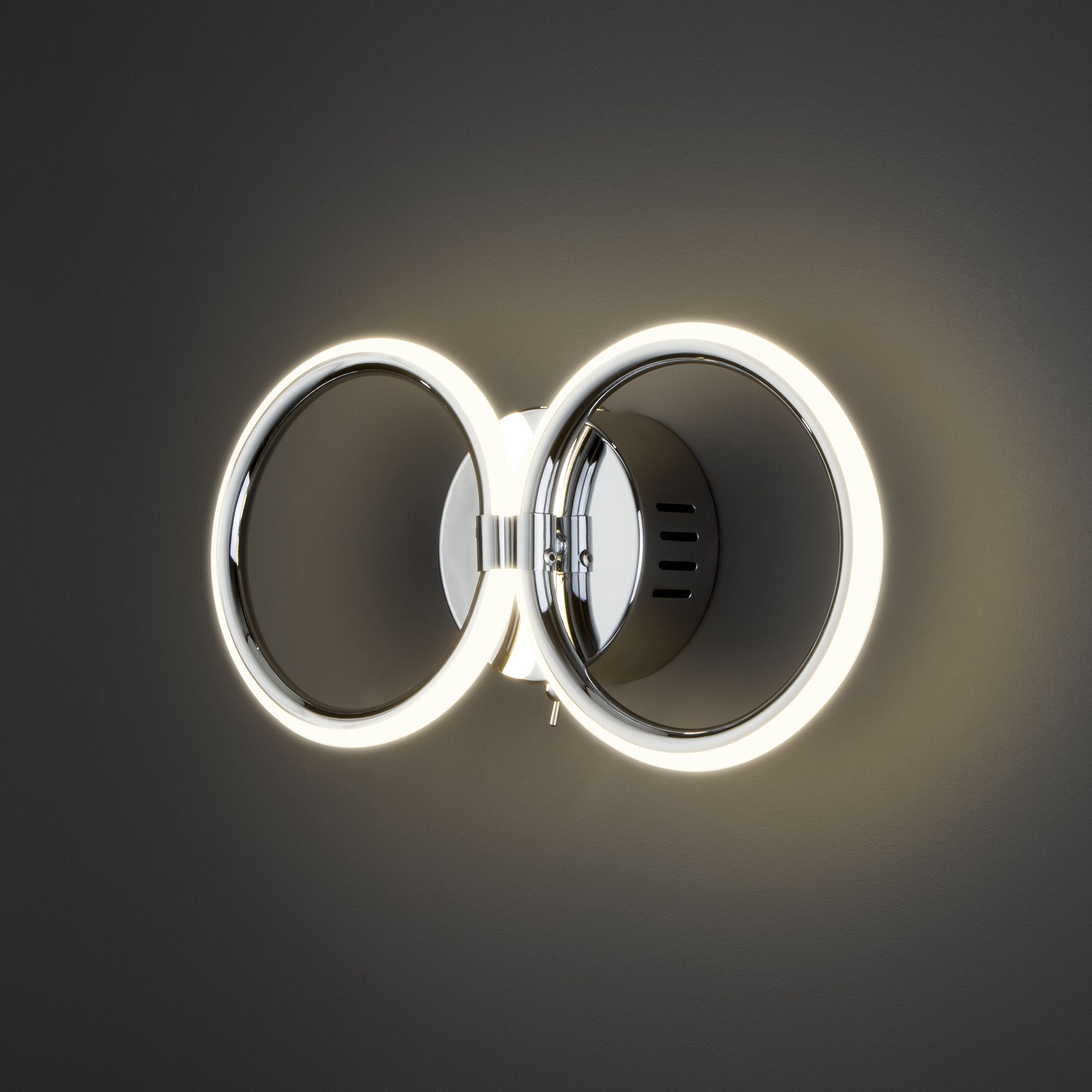 Настенный светодиодный светильник с выключателем Eurosvet Comfy 90146/2 хром. Фото 2