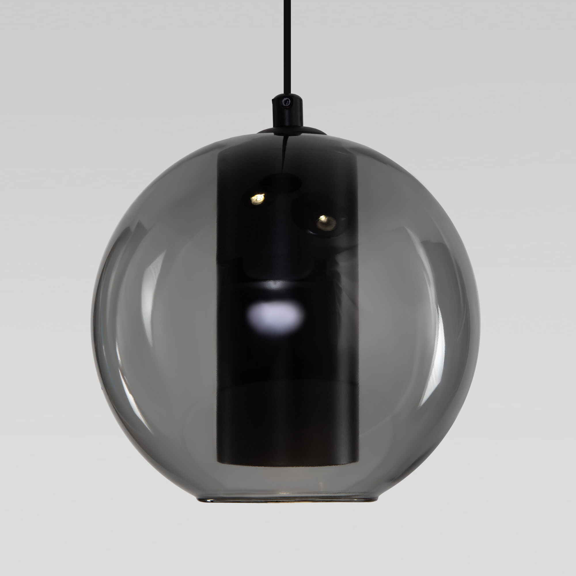 Настенный светодиодный светильник со стеклянным плафоном Eurosvet Cobble 50258 LED дымчатый. Фото 2