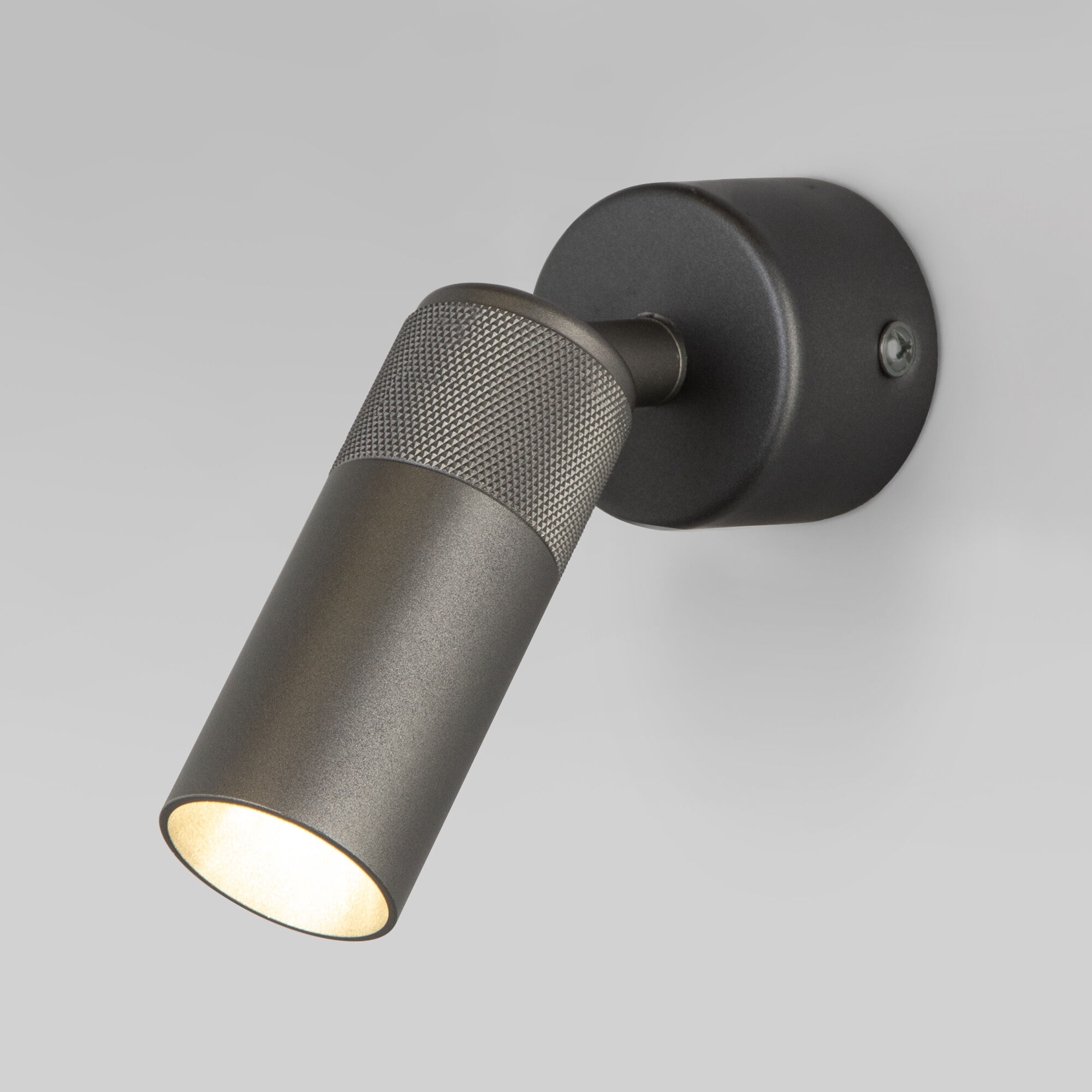 Настенный светодиодный светильник в стиле минимализм Eurosvet Riff 20097/1 LED серый. Фото 1