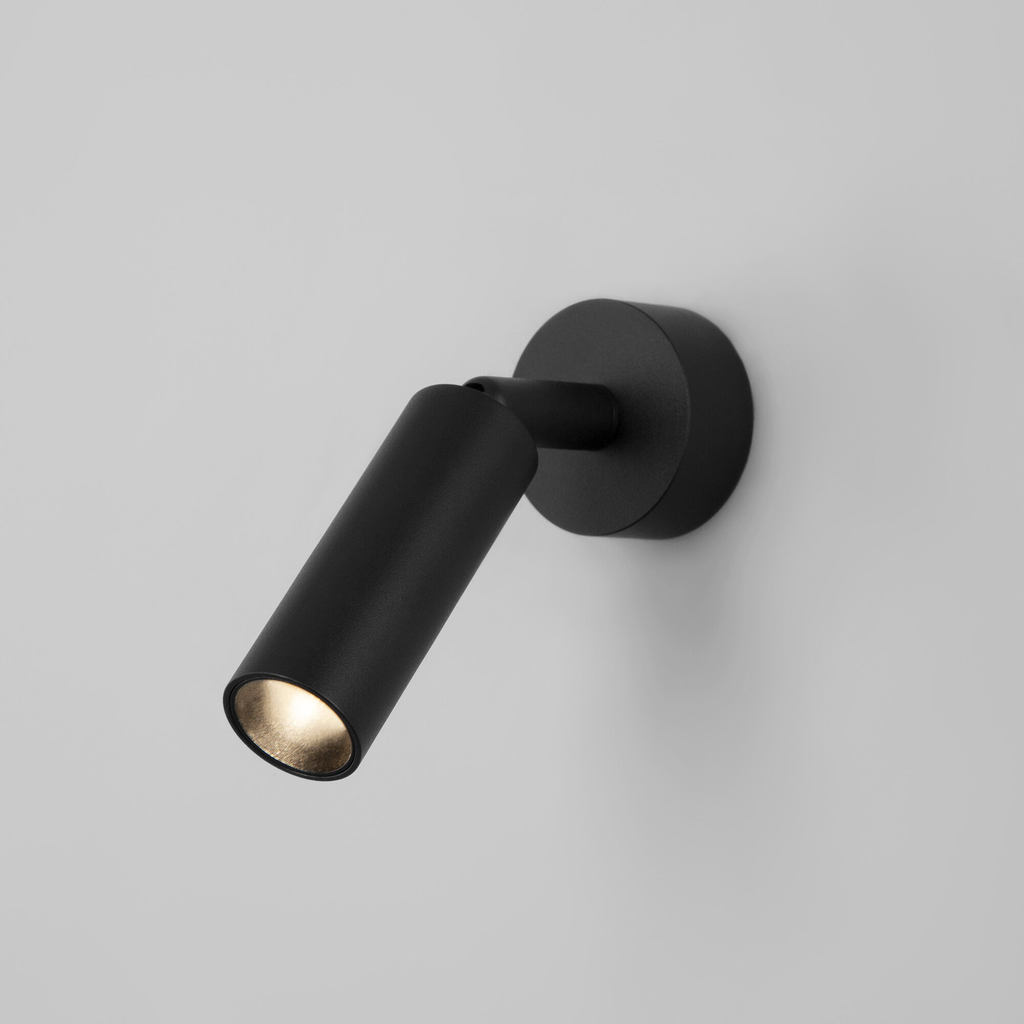 Настенный светодиодный светильник в стиле минимализм Eurosvet Pin 20133/1 LED черный. Фото 1