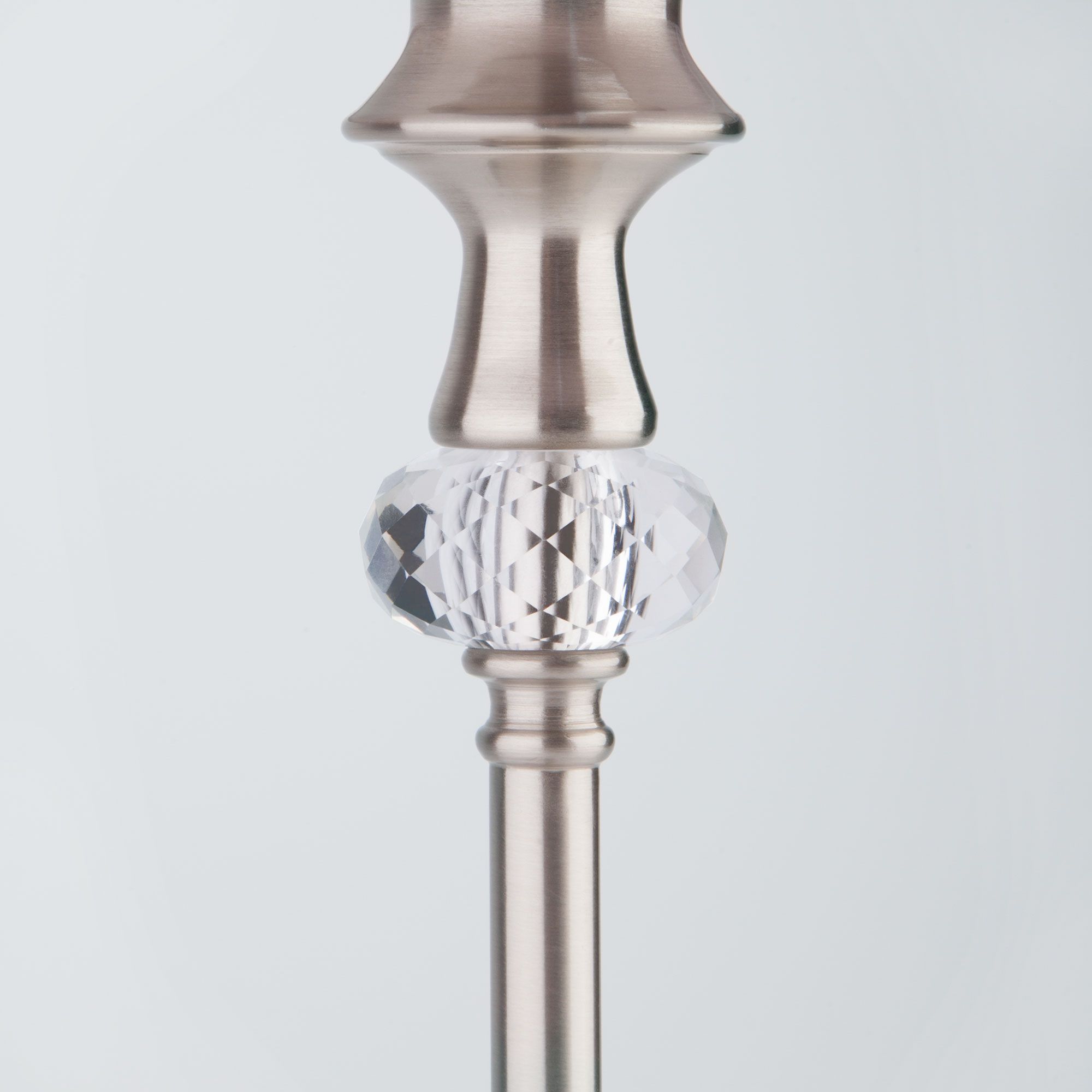 Настольная лампа с абажуром Eurosvet Ofelia 01049/1 сатин-никель. Фото 4