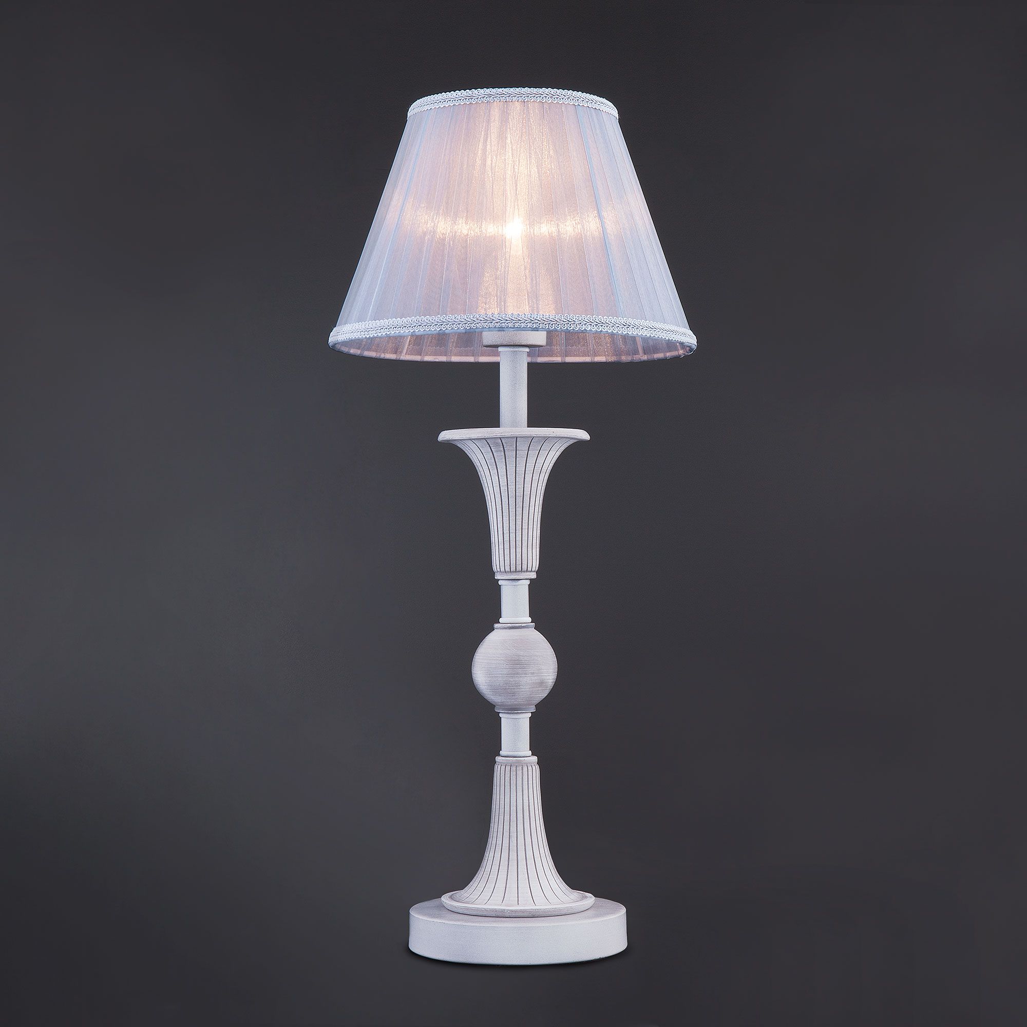 Настольная лампа с абажуром Eurosvet Elegy 01026/1 серый. Фото 3
