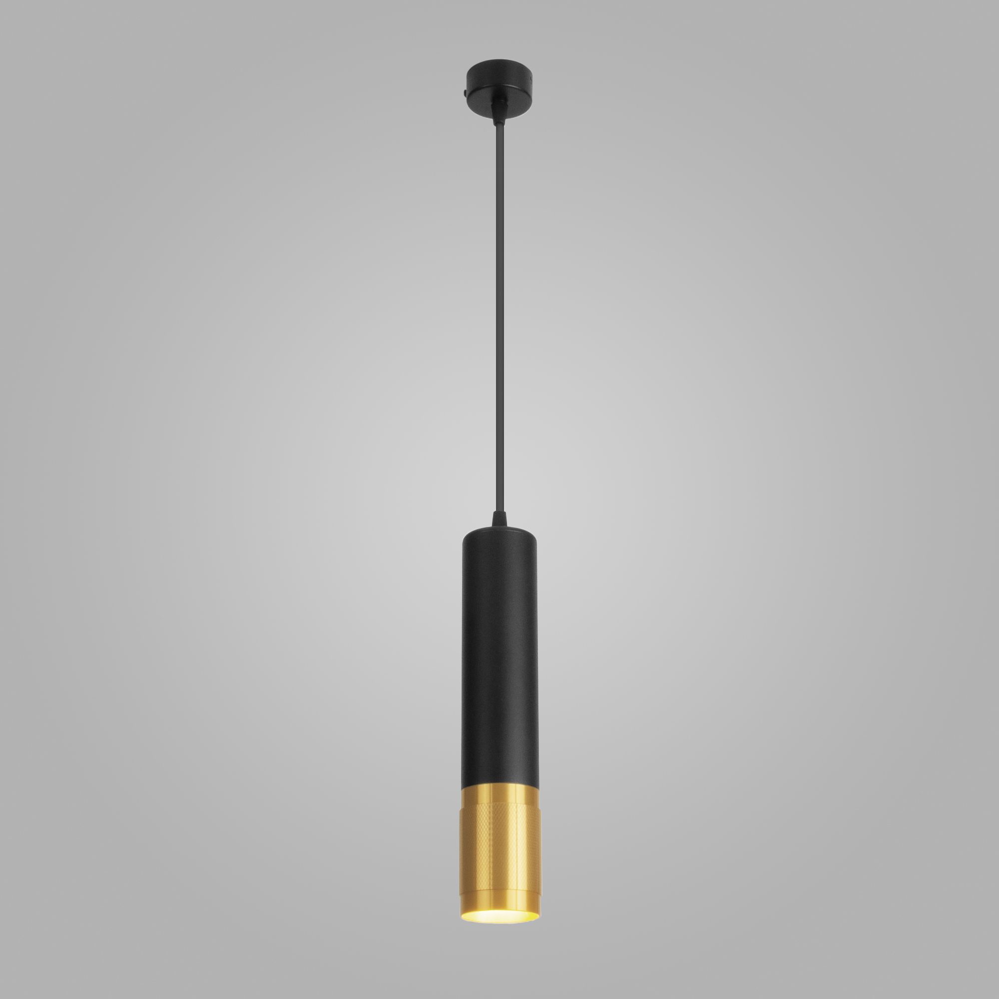 Подвесной светильник в стиле лофт Eurosvet Tony DLN108 GU10 черный/золото. Фото 2