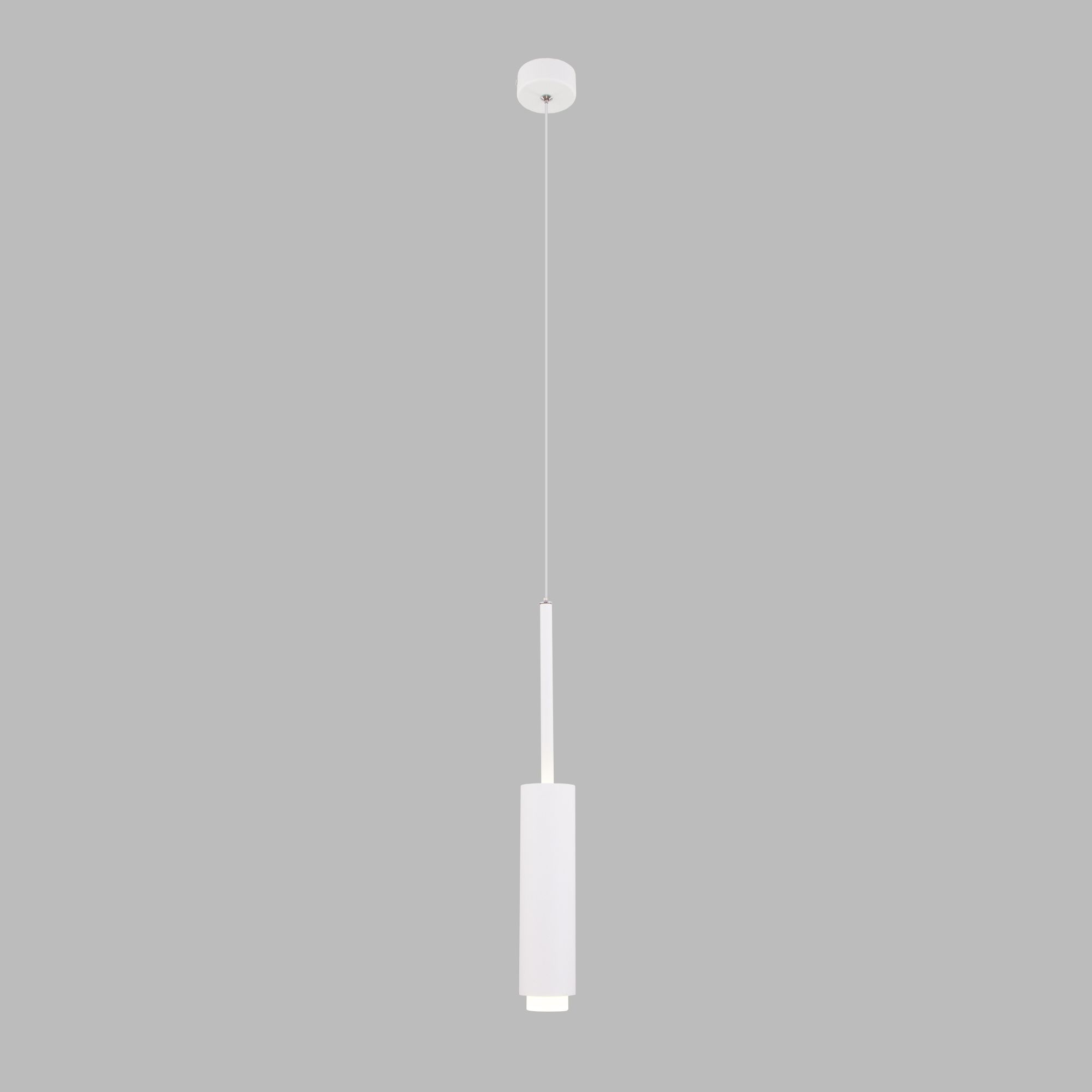 Подвесной светодиодный светильник в стиле лофт Eurosvet Dante 50203/1 LED белый. Фото 3