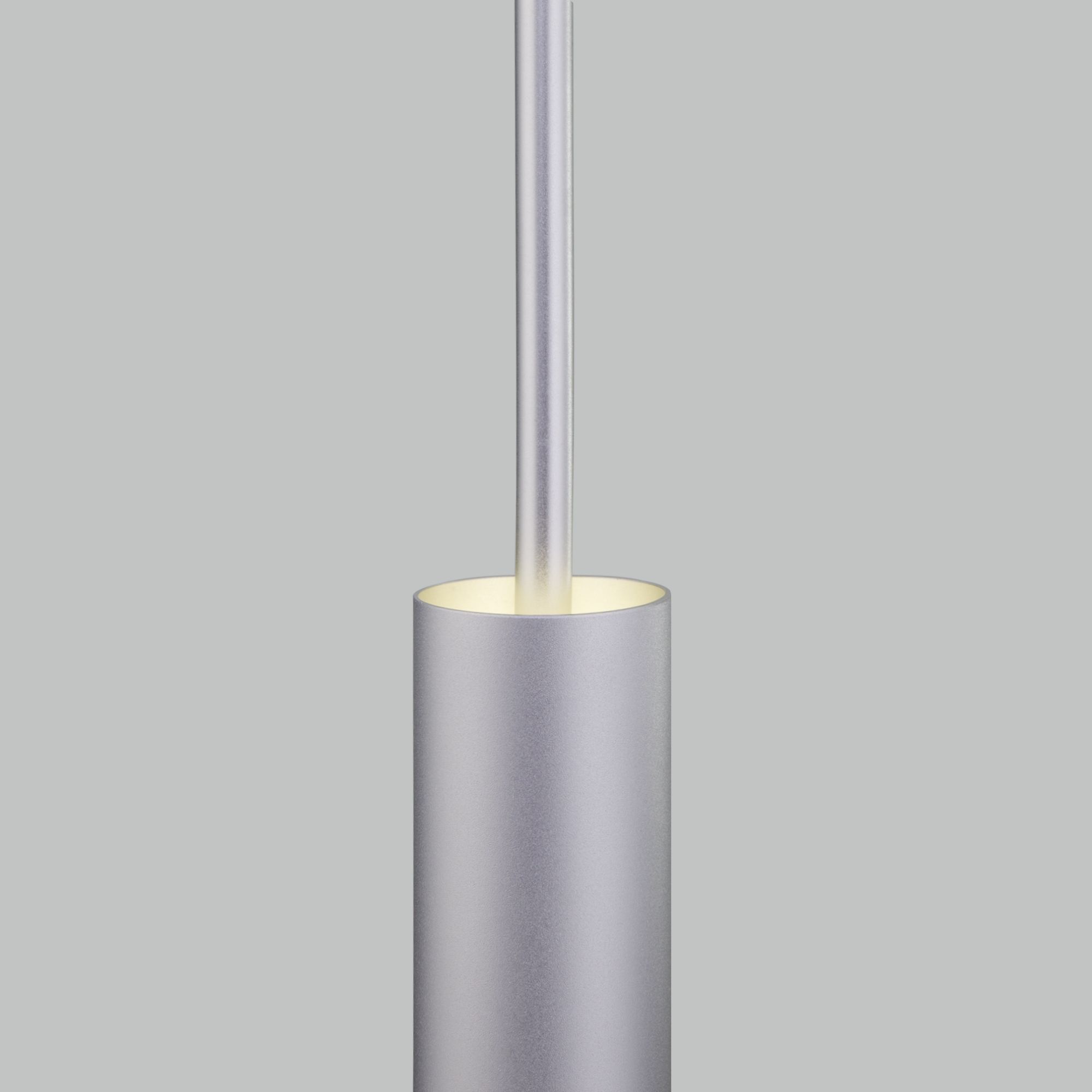 Подвесной светодиодный светильник в стиле лофт Eurosvet Dante 50203/1 LED матовое серебро. Фото 2