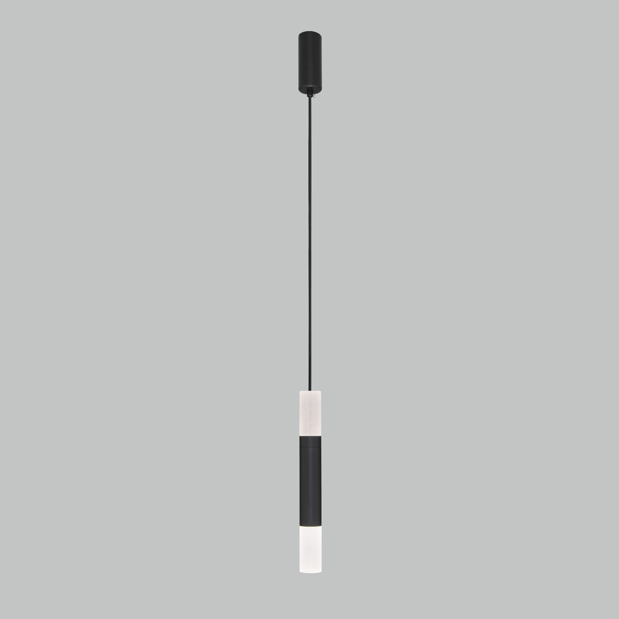 Подвесной светодиодный светильник в стиле лофт Eurosvet Axel 50210/1 LED черный. Фото 3