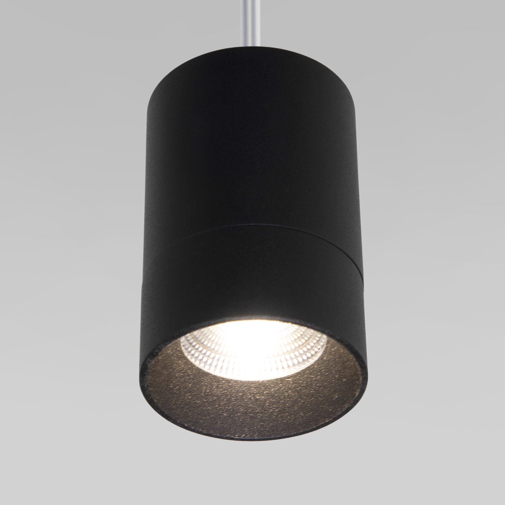 Подвесной светодиодный светильник в стиле лофт Eurosvet Piccolo 50248/1 LED/ черный. Фото 2