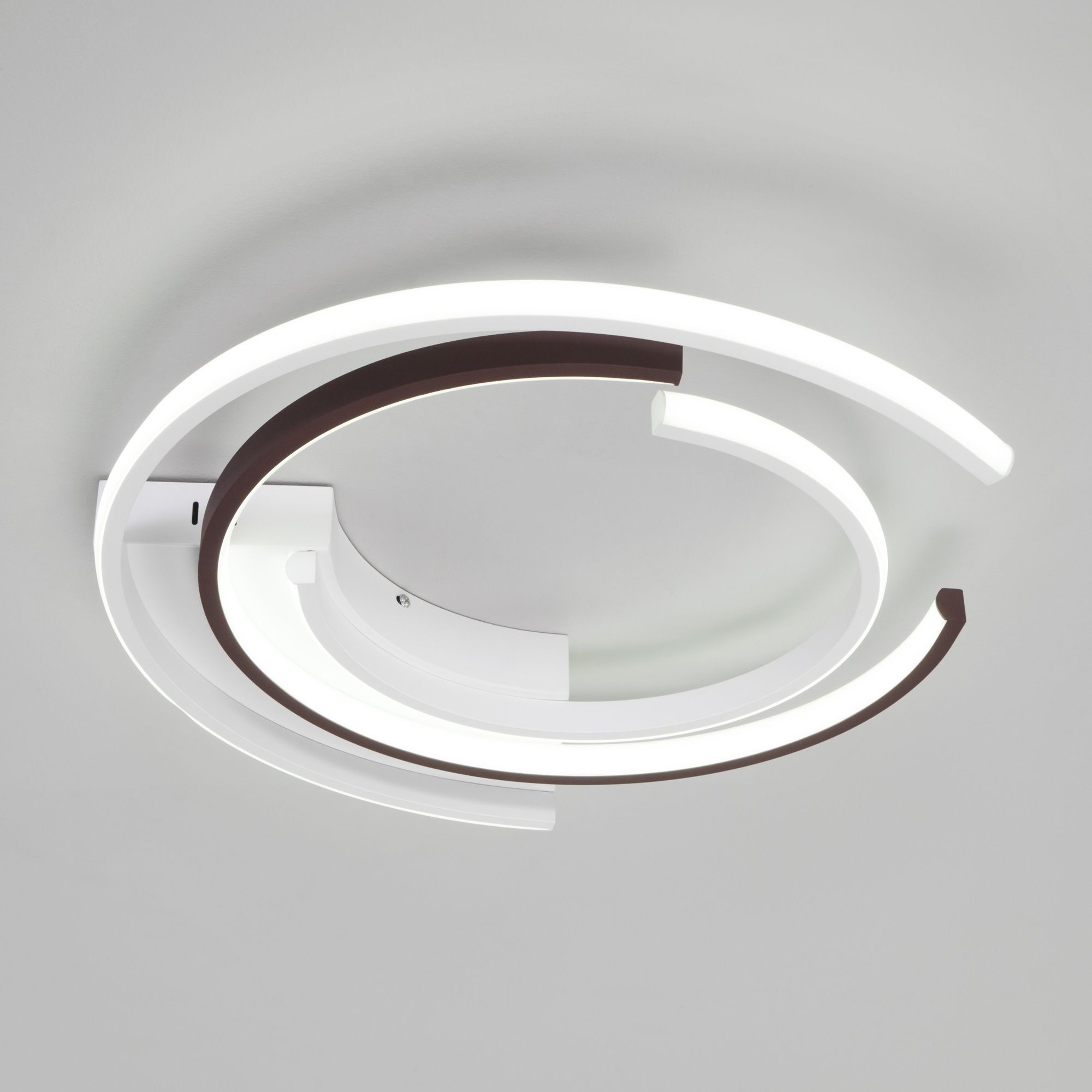 Потолочный светильник с пультом Eurosvet Gross 90248/3 белый/коричневый. Фото 2