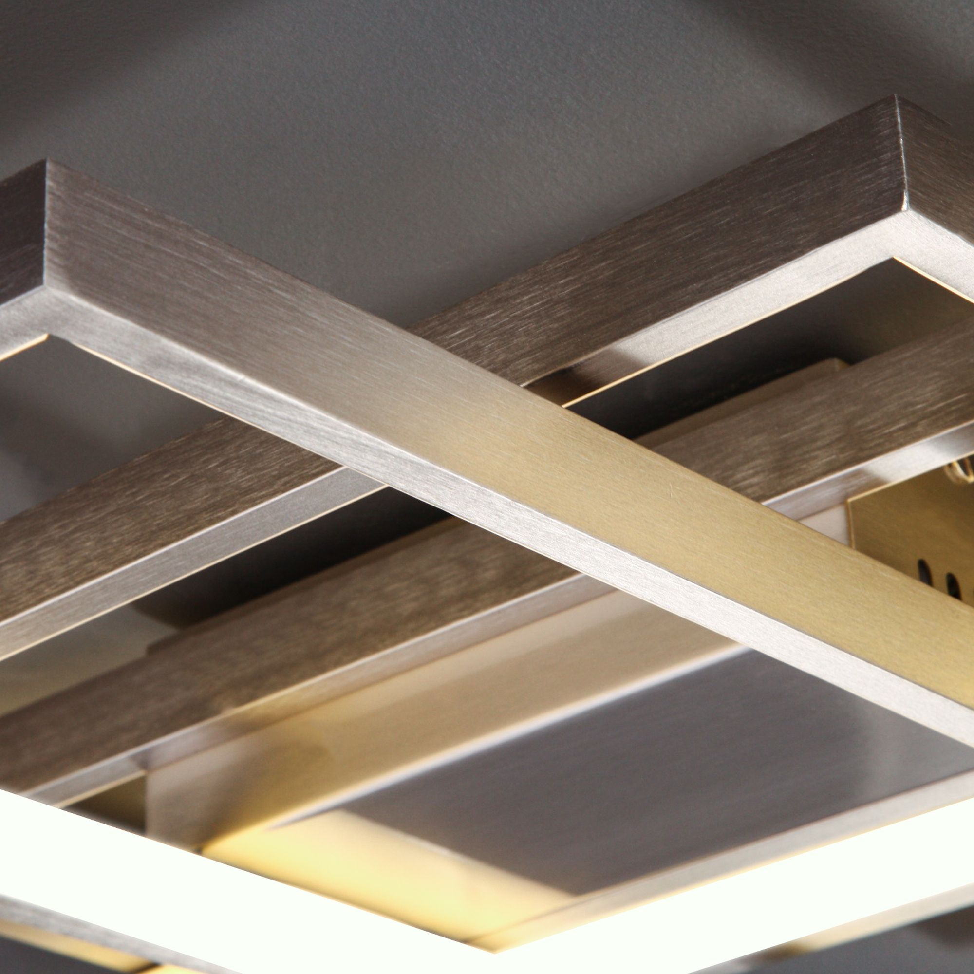Потолочный светодиодный светильник в стиле минимализм Eurosvet Direct 90177/3 сатин-никель. Фото 4