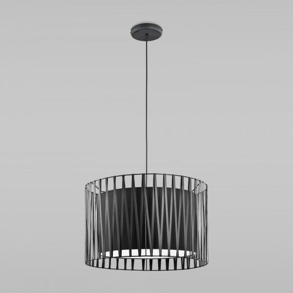 Подвесной светильник с тканевым абажуром 1655 Harmony Black