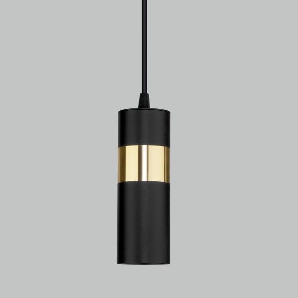 Подвесной светильник в стиле лофт 50096/1 черный/золото