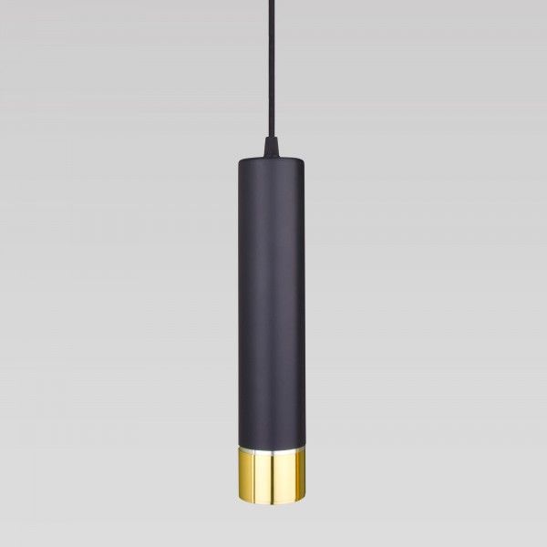 Подвесной светильник в стиле лофт DLN107 GU10 черный/золото
