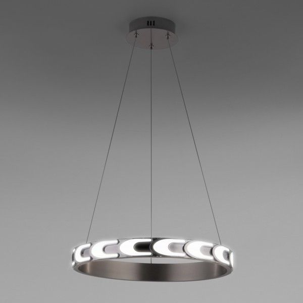 Подвесной светодиодный светильник с регулировкой цветовой температуры и яркости 90163/1 сатин-никель