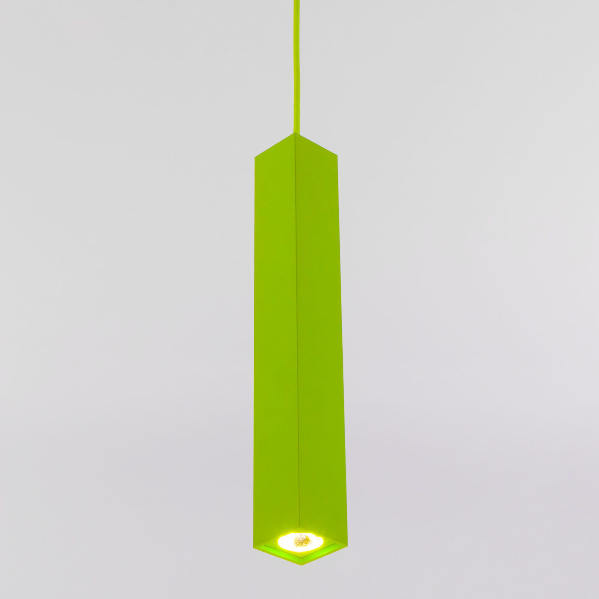 Светодиодный подвесной светильник Eurosvet Cant 50154/1 LED зеленый. Фото 1