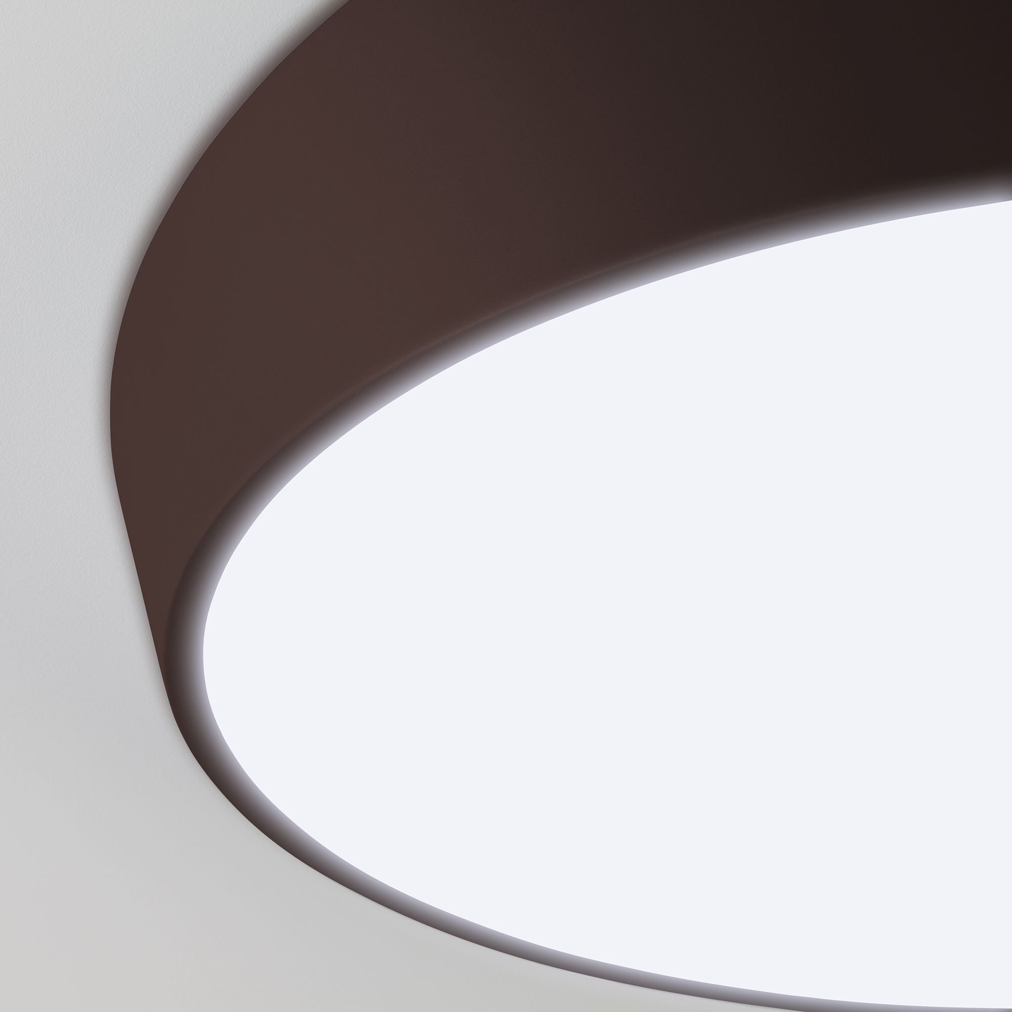 Потолочный светодиодный светильник с пультом Eurosvet Visual 90113/1 коричневый. Фото 5