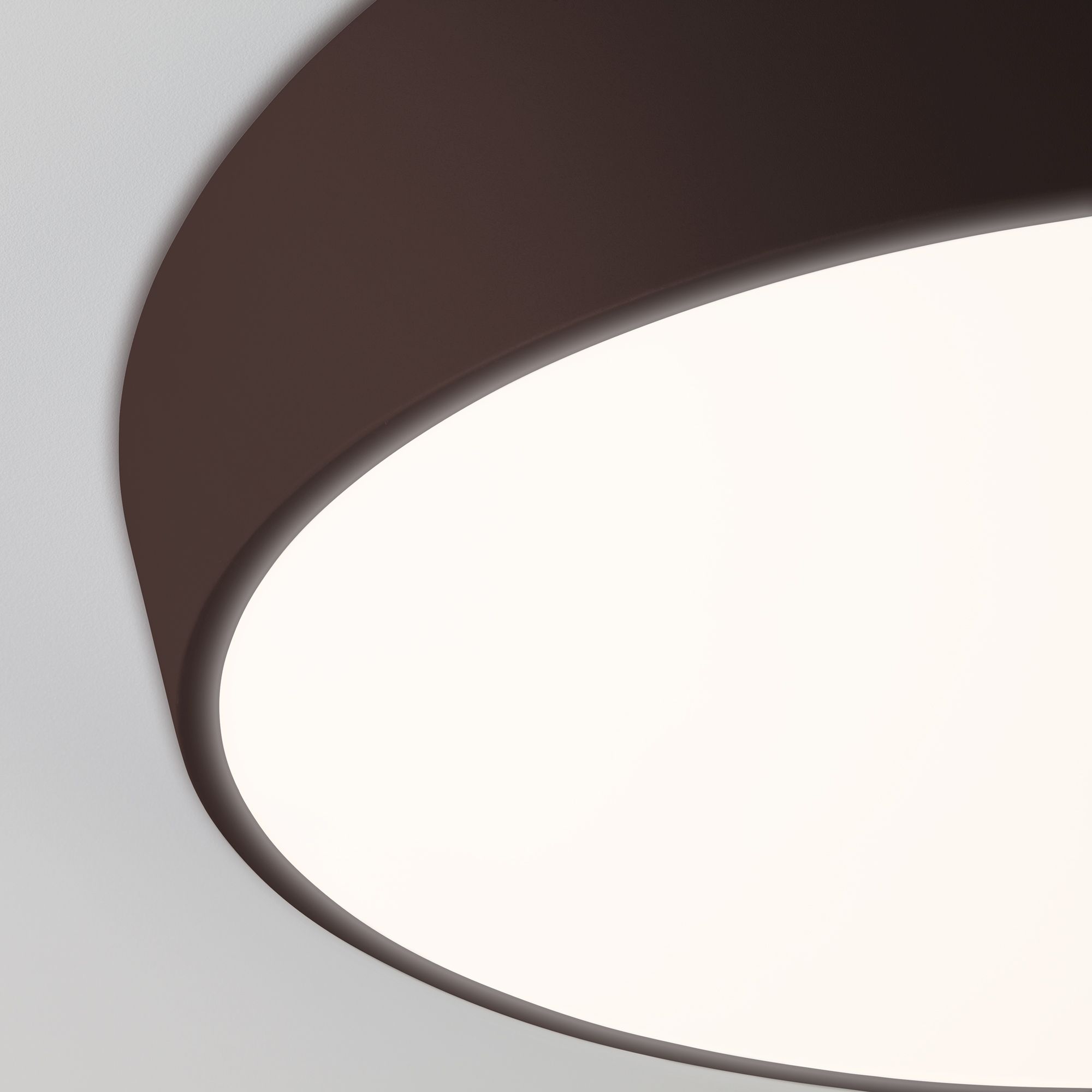 Потолочный светодиодный светильник с пультом Eurosvet Visual 90113/1 коричневый. Фото 3