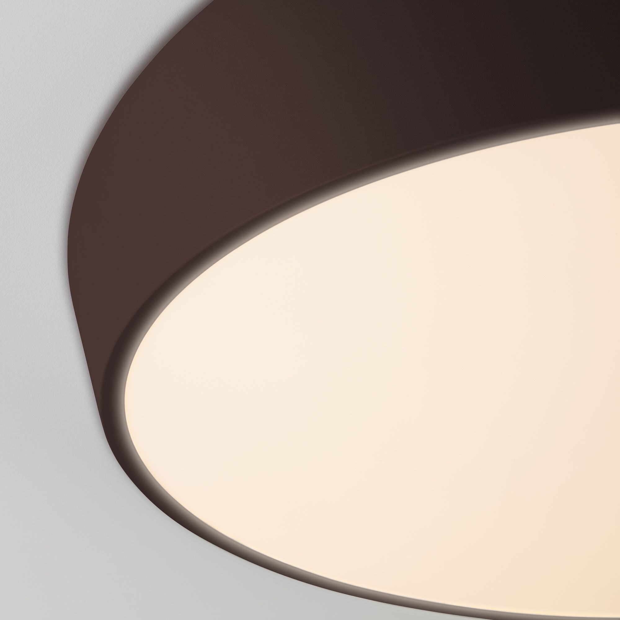 Потолочный светодиодный светильник с пультом Eurosvet Visual 90113/1 коричневый. Фото 4