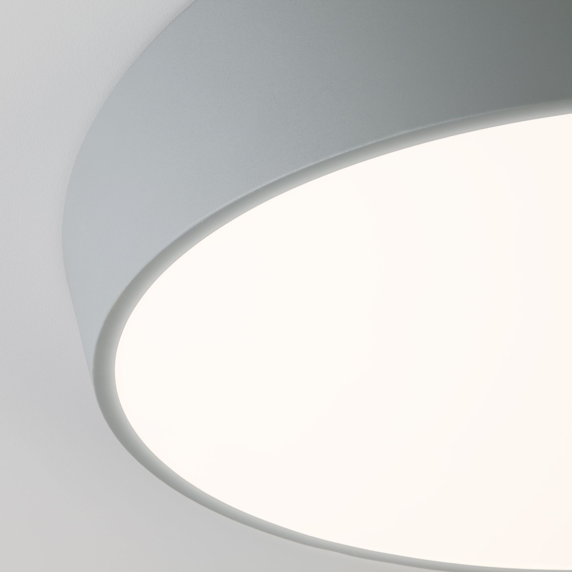 Потолочный круглый светильник с пультом Eurosvet Visual 90113/1 серый. Фото 4