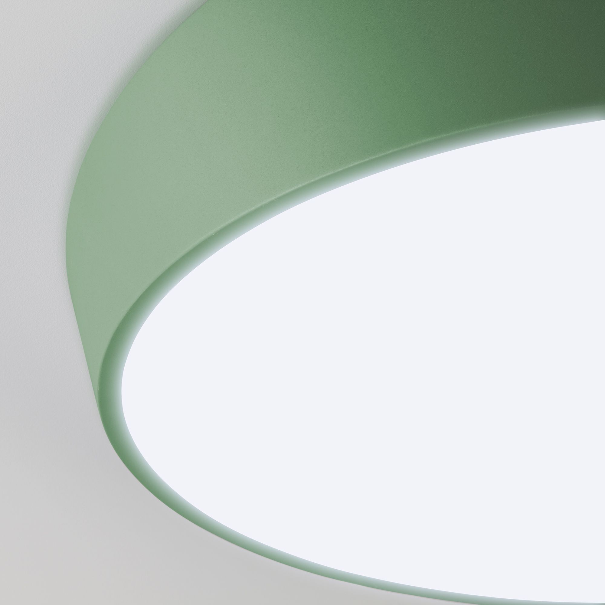 Светодиодный круглый светильник с пультом Eurosvet Visual 90113/1 зеленый. Фото 5