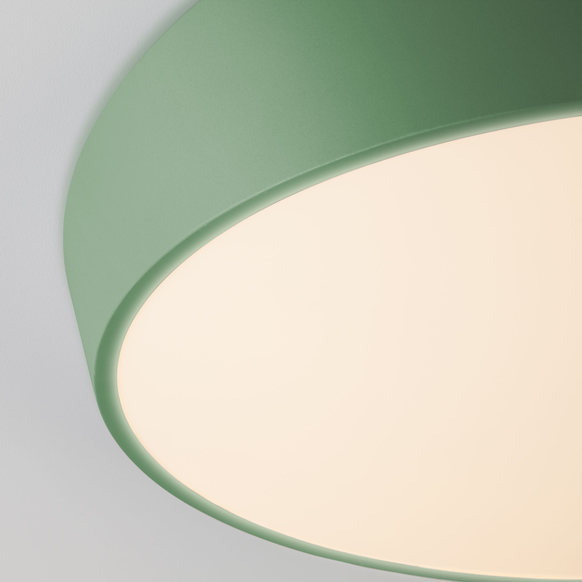 Светодиодный круглый светильник с пультом Eurosvet Visual 90113/1 зеленый. Фото 4