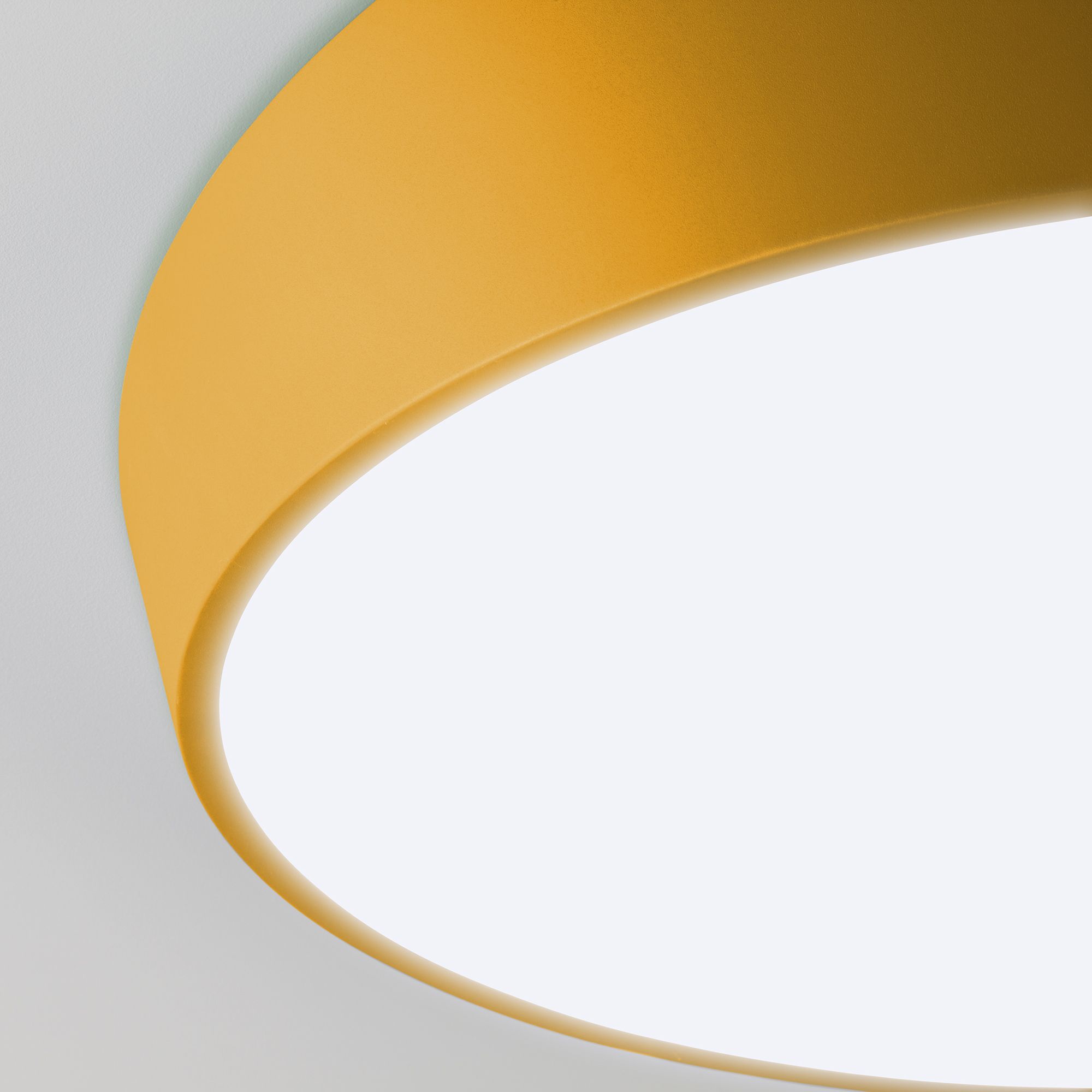 Накладной потолочный светильник с пультом Eurosvet Visual 90113/1 желтый. Фото 5