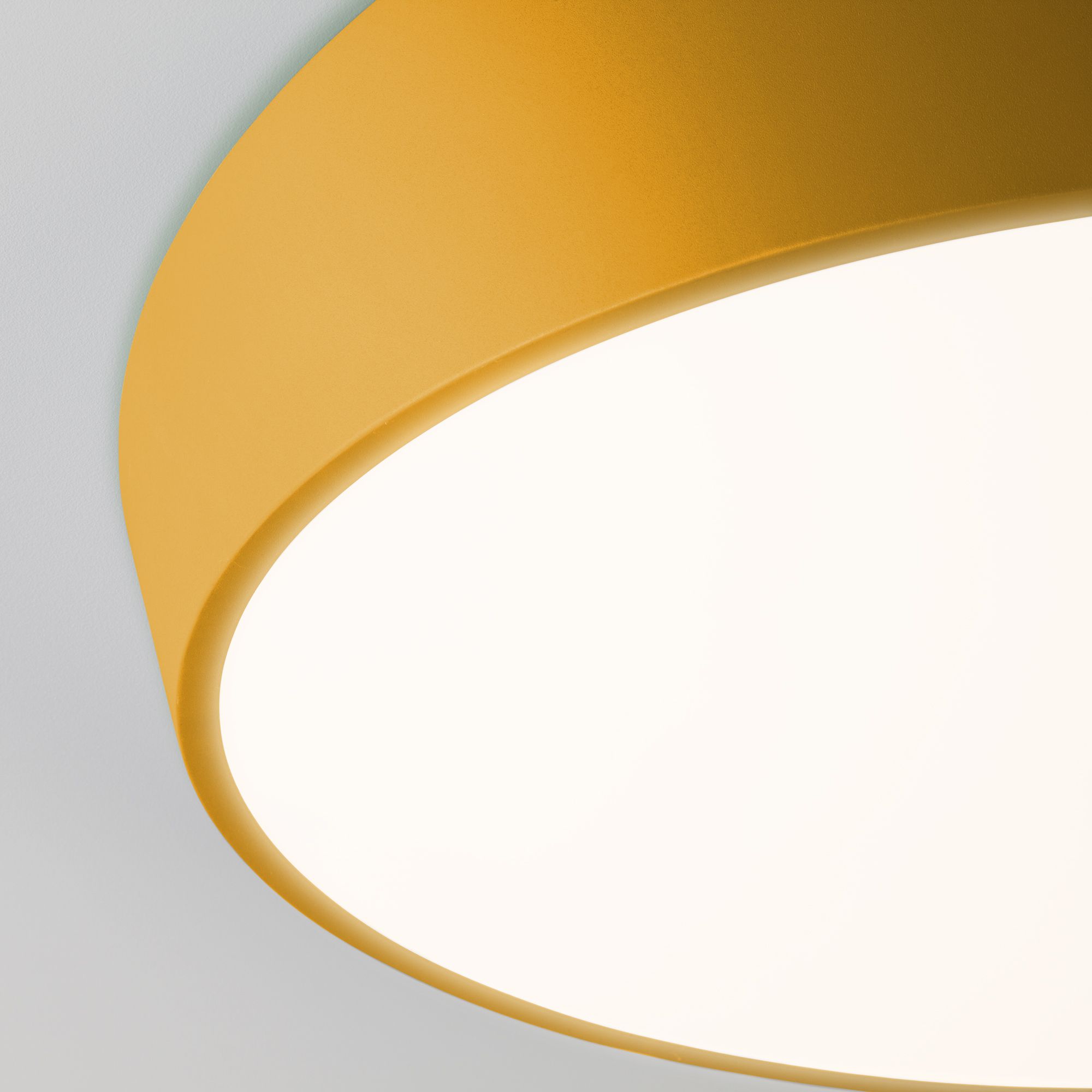 Накладной потолочный светильник с пультом Eurosvet Visual 90113/1 желтый. Фото 3