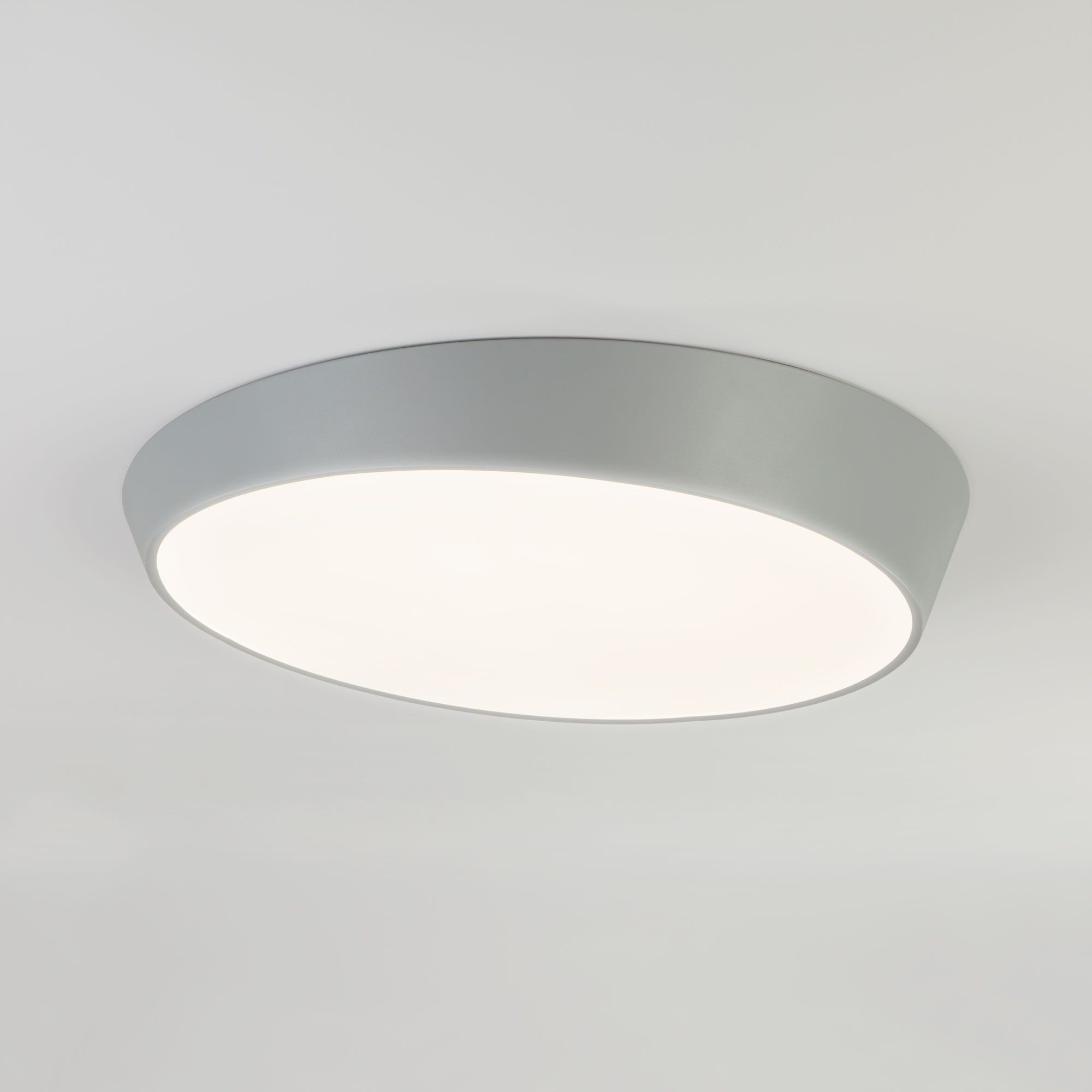 Накладной потолочный светильник с пультом Eurosvet Visual 90114/1 серый. Фото 1