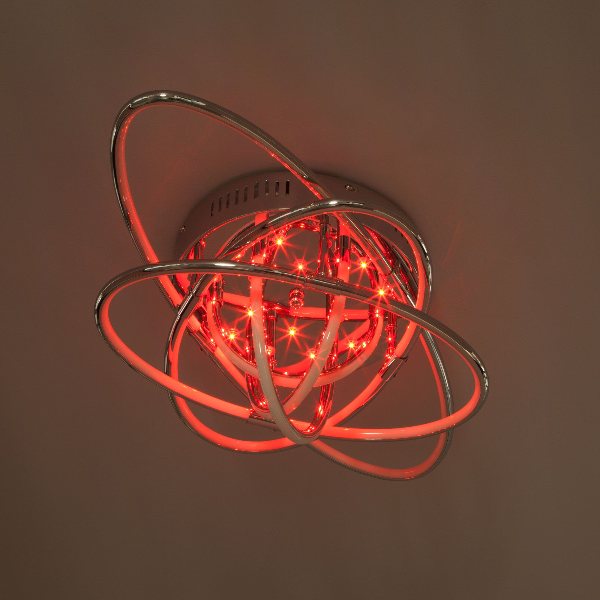 Светодиодный потолочный светильник с пультом Eurosvet Jupiter 90132/9 хром. Фото 7