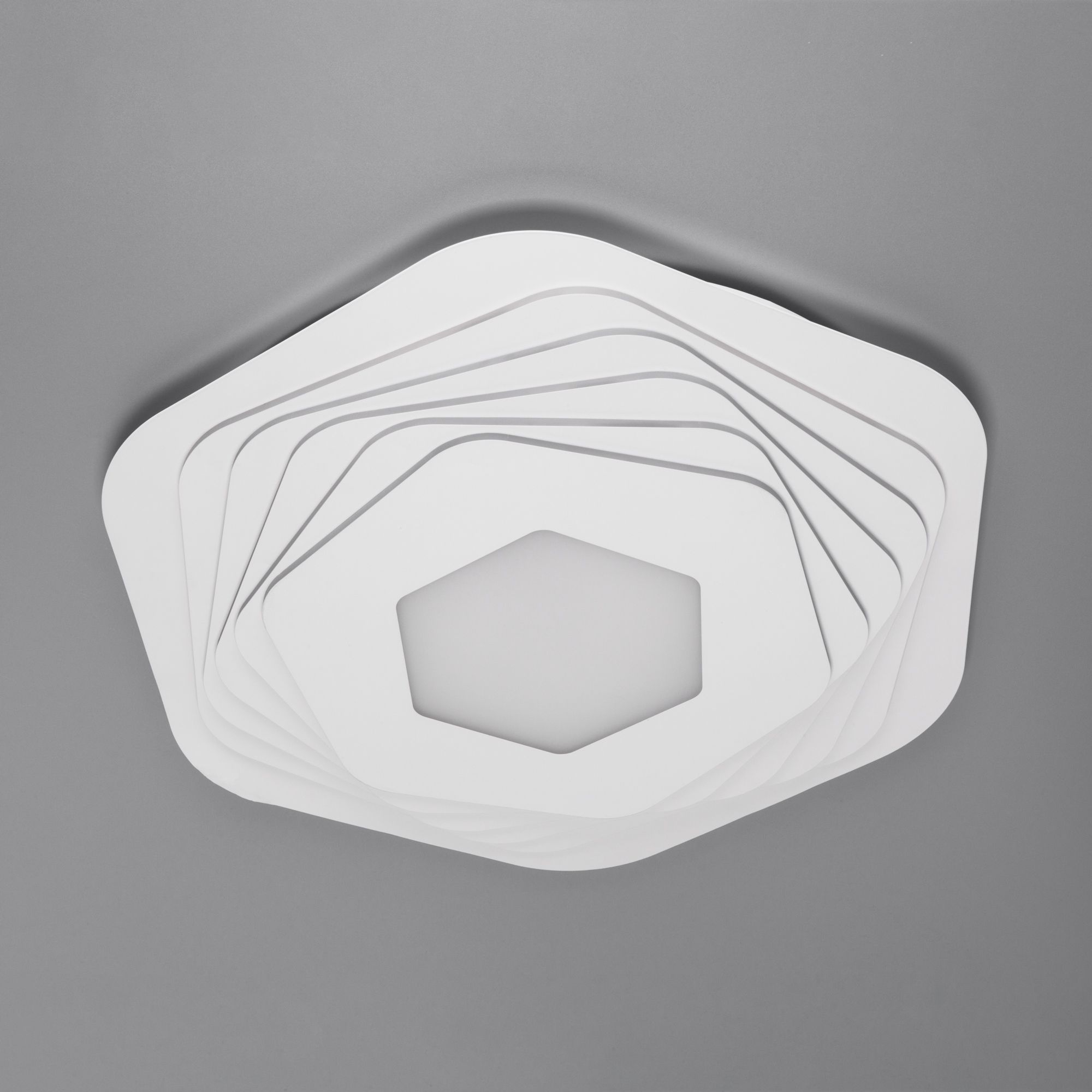 Светодиодный потолочный светильник с пультом управления Eurosvet Salient 90153/6 белый. Фото 5
