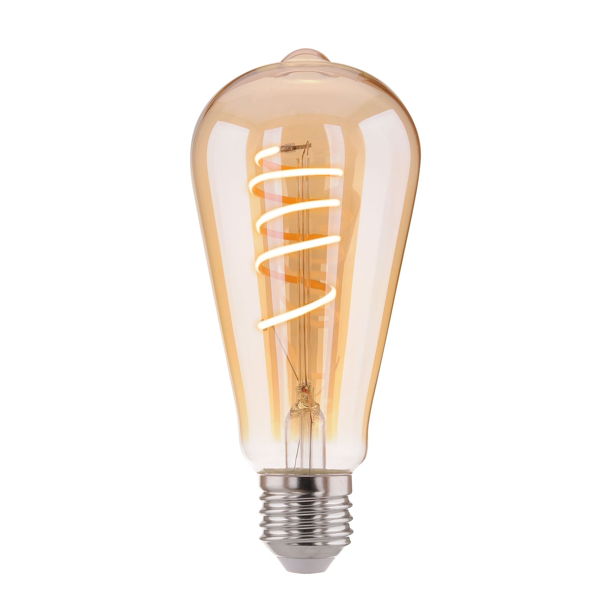 Филаментная светодиодная лампа Elektrostandard ST64 F FDL 8W 3300K E27. Фото 2