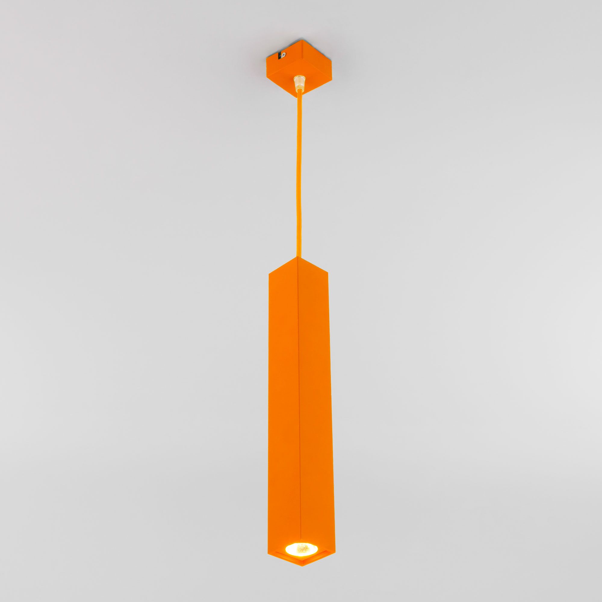 Подвесной светильник Eurosvet Cant 50154/1 LED оранжевый. Фото 3