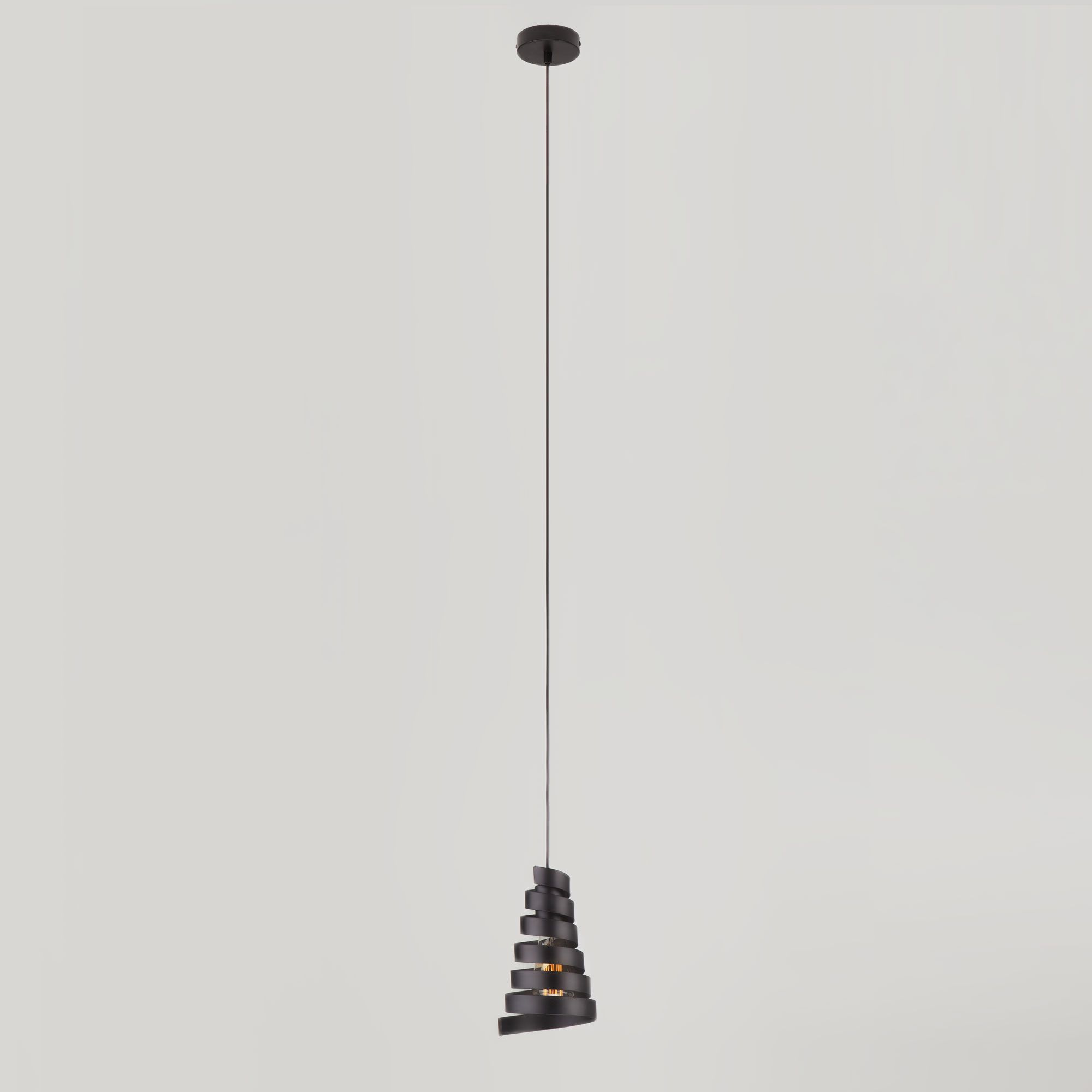 Подвесной светильник с длинным тросом 1,8м Eurosvet Storm Long 50156/1 черный. Фото 3