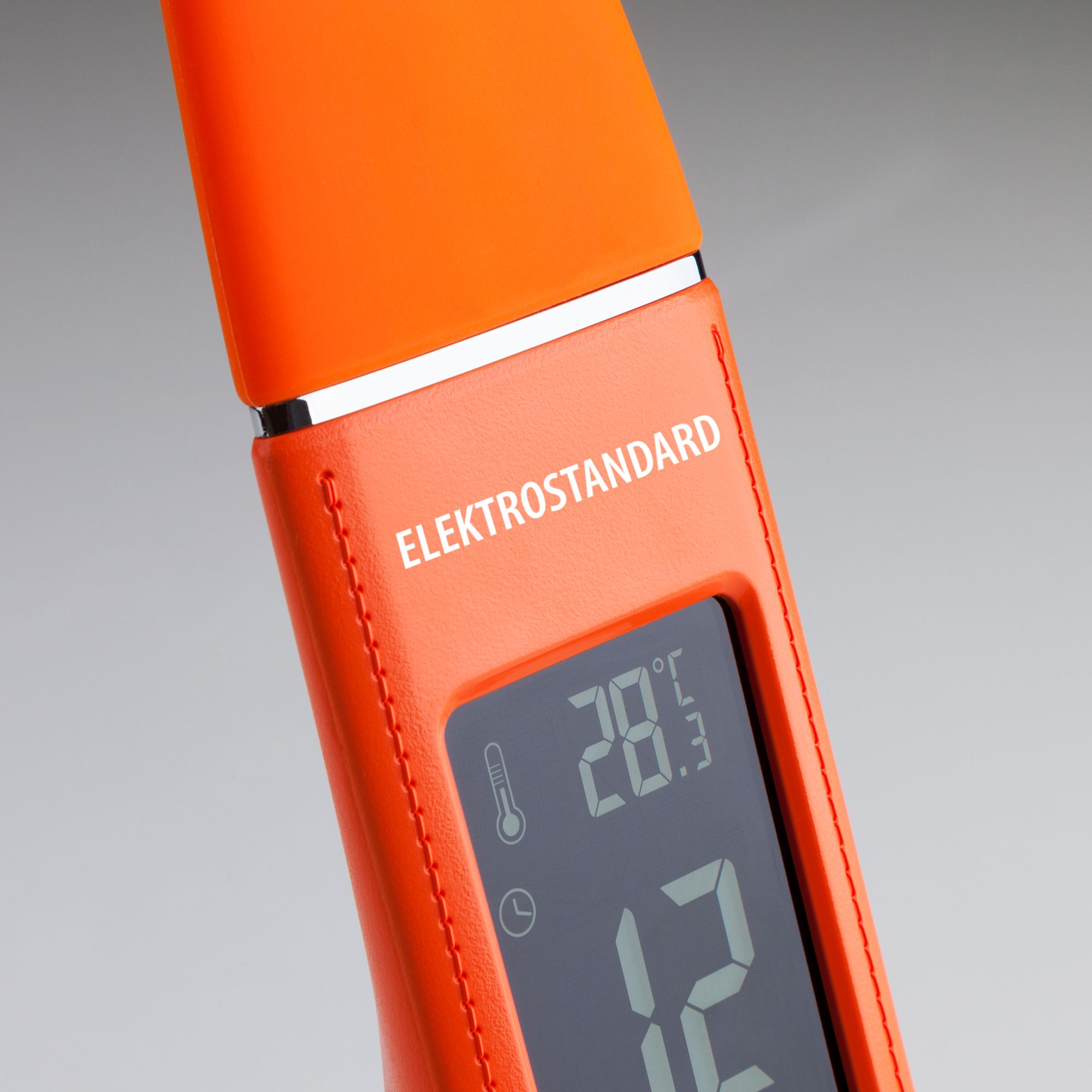 Настольная лампа с часами Elektrostandard ELARA Elara оранжевый (TL90220). Фото 3