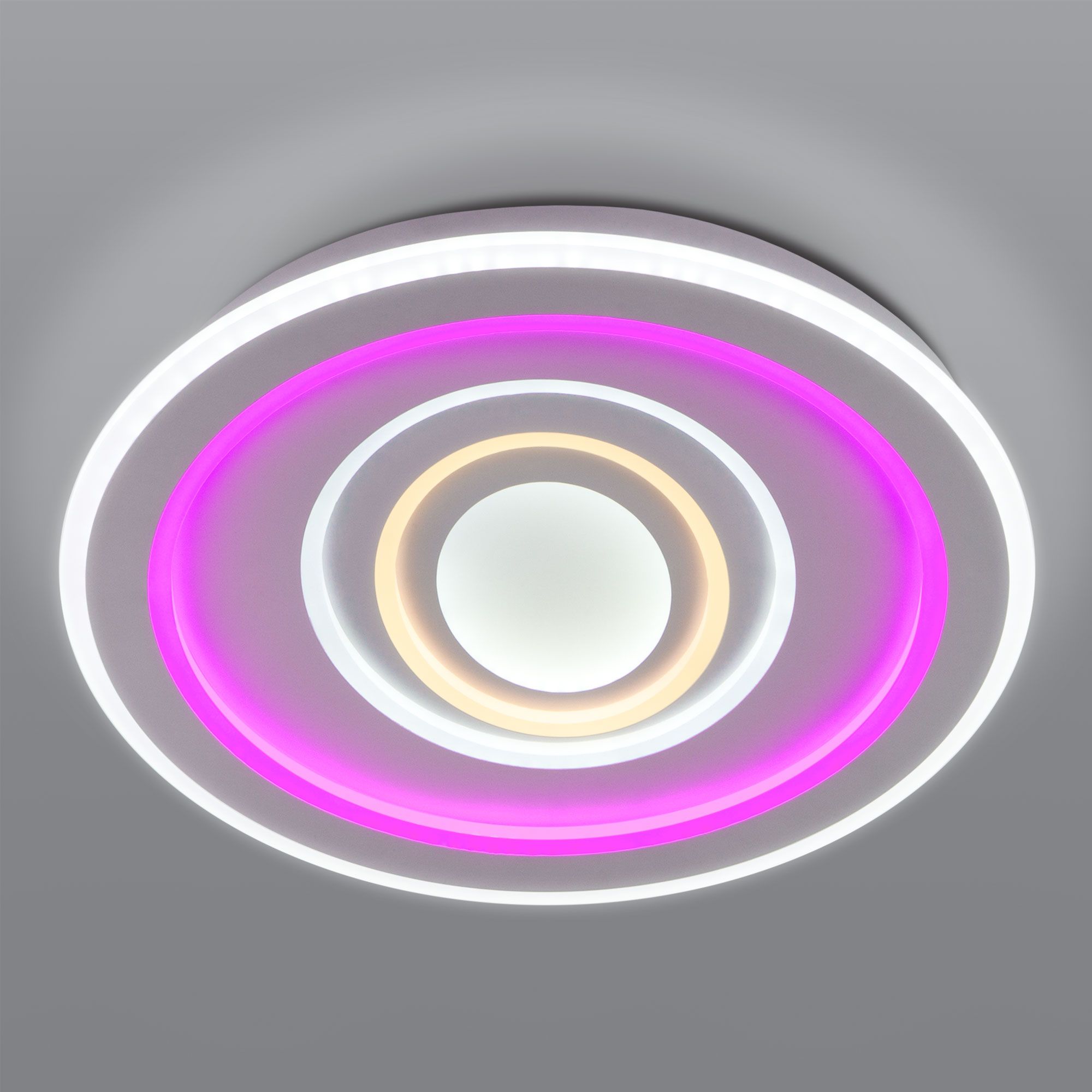 Потолочный светильник с подсветкой Eurosvet Coloris 90214/1 белый. Фото 1