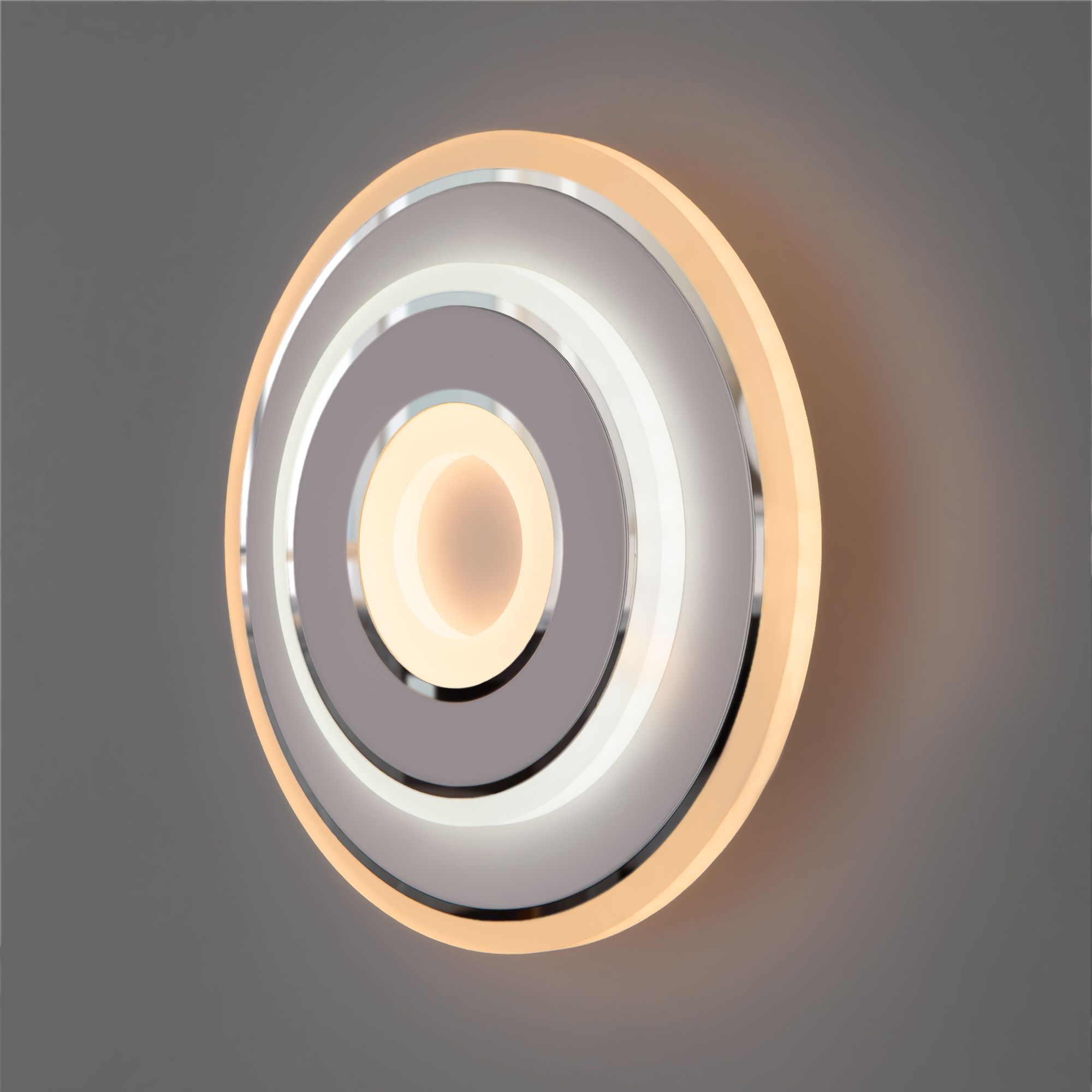 Настенный светильник Eurosvet Contorni 90185/1 белый / хром. Фото 2